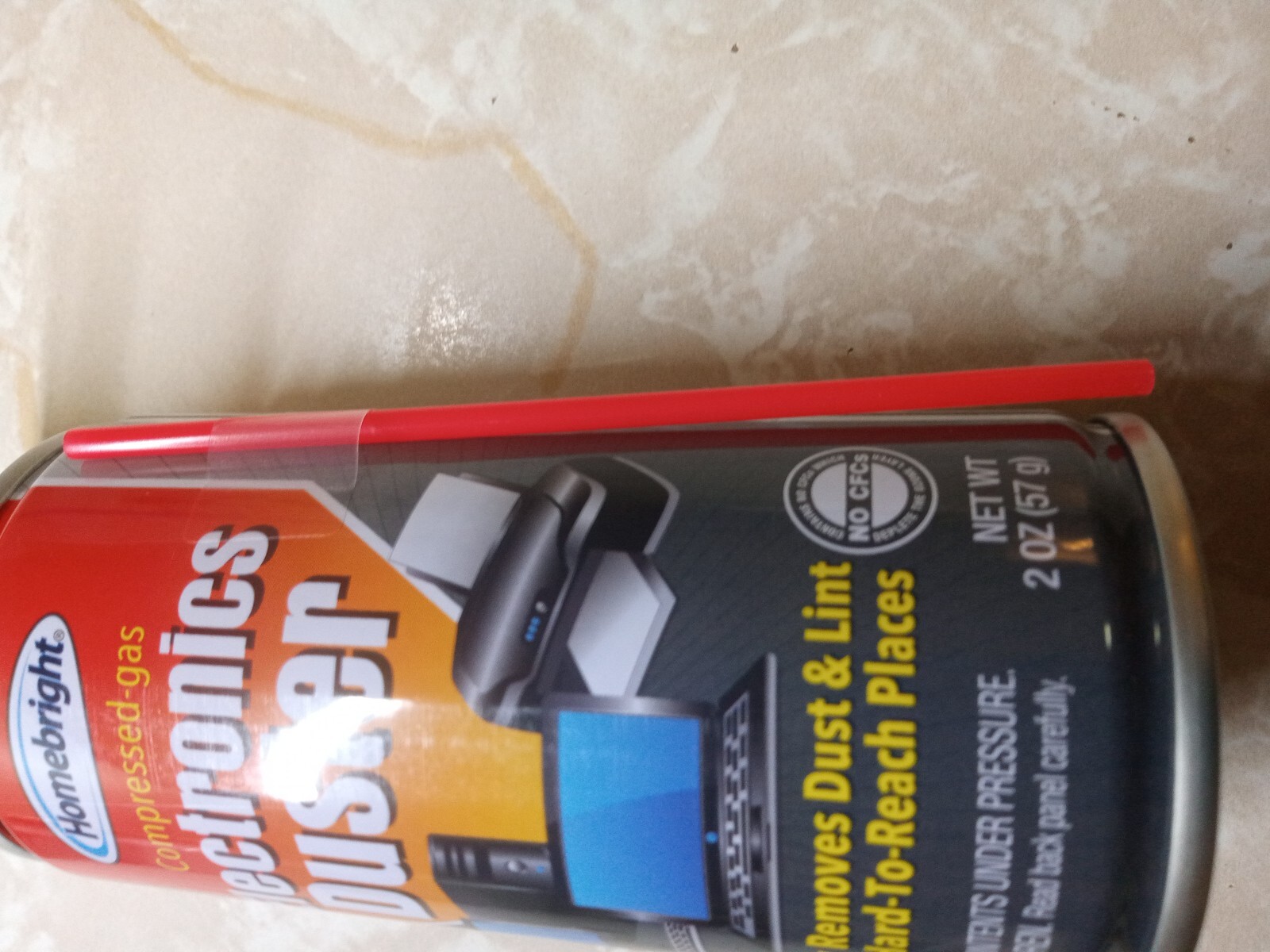 Air Duster Cans Spray Electronics 2 oz Computer Keyboard Particle Remover Comp