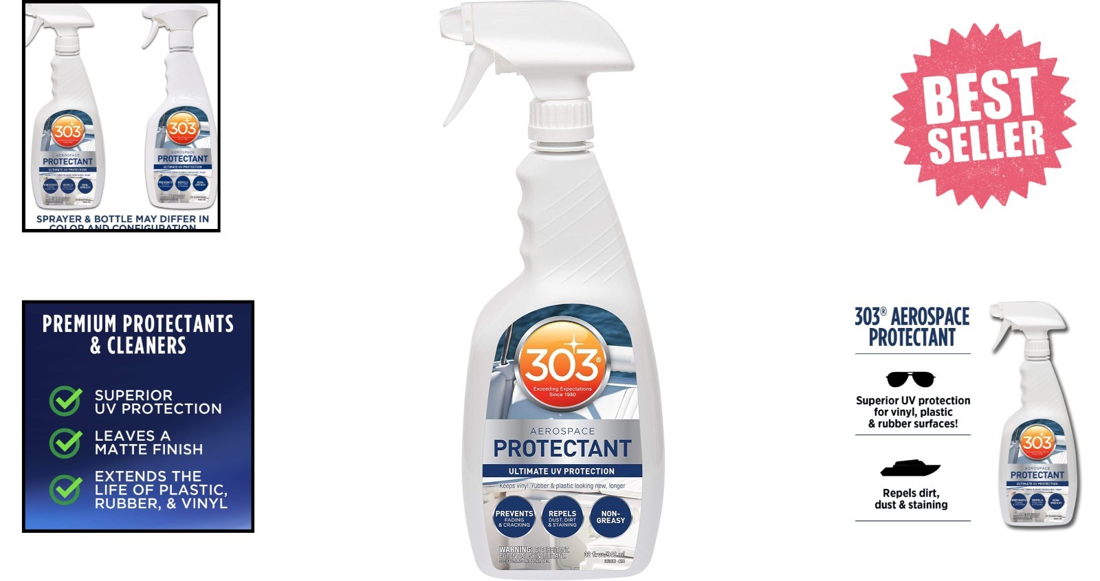 303 Marine Aerospace Protectant 32 Fl Oz Ultimate Protection Spray for Boats