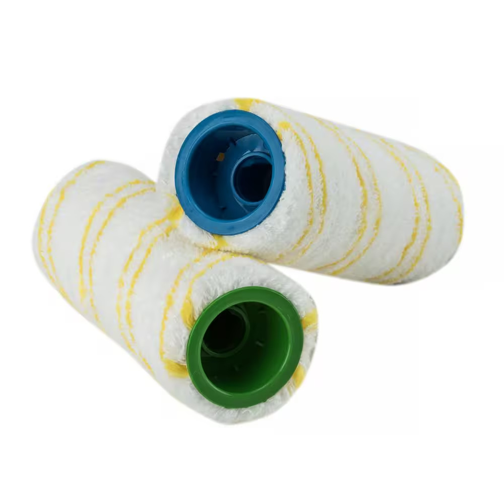 FC Floor Cleaner Microfiber Multi-Surface Replacement Roller – 2-Pack, Yellow