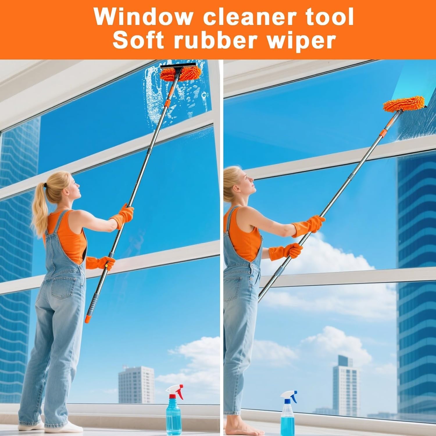 4 PCS Microfiber Dusting Duster Soft Feather Brush Household Cleaning Dust Tool