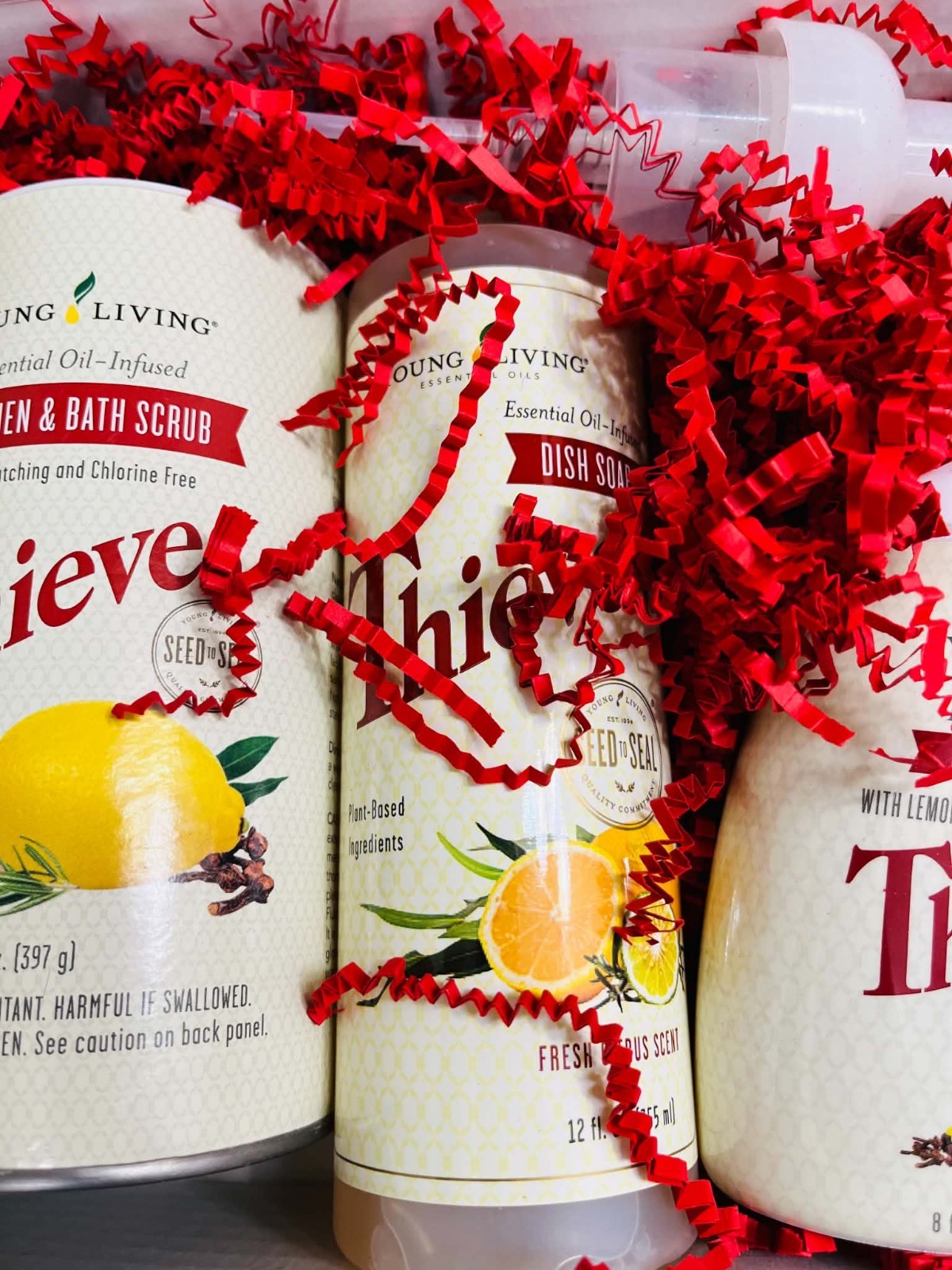 Theives Youngliving Kitchen Cleaning Gift Box