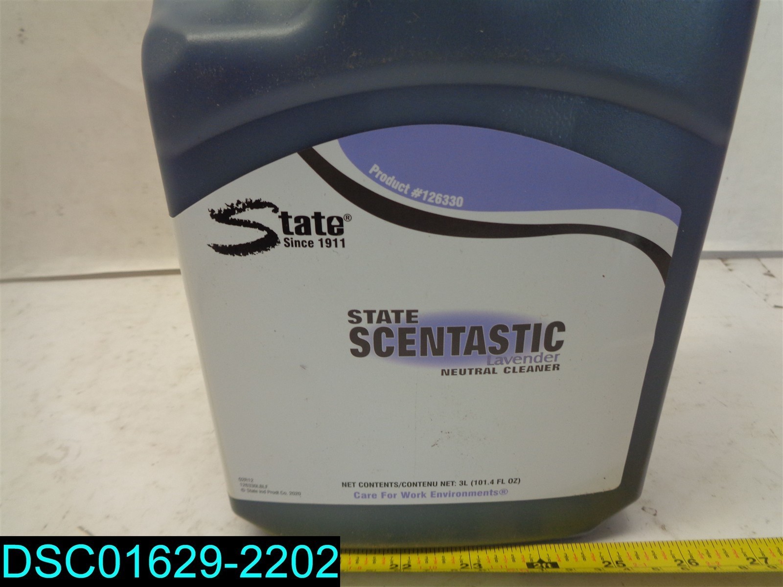 QTY=6 L : (3L X 2) High Concentrate STATE INDUSTRIAL NEUTRAL CLEANER Lavender