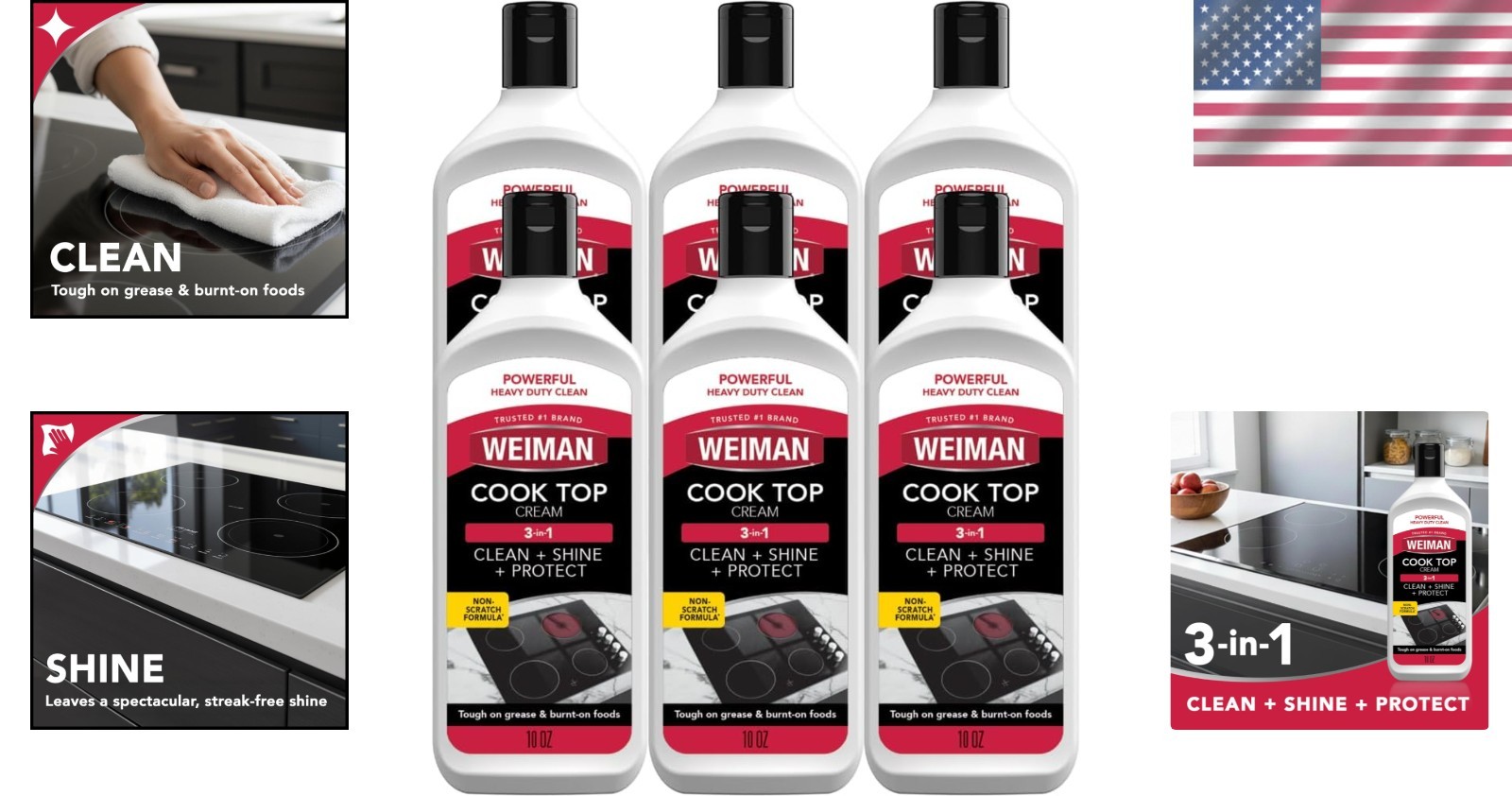 Glass Stovetop Cleaner – Effective Non-Abrasive Formula
