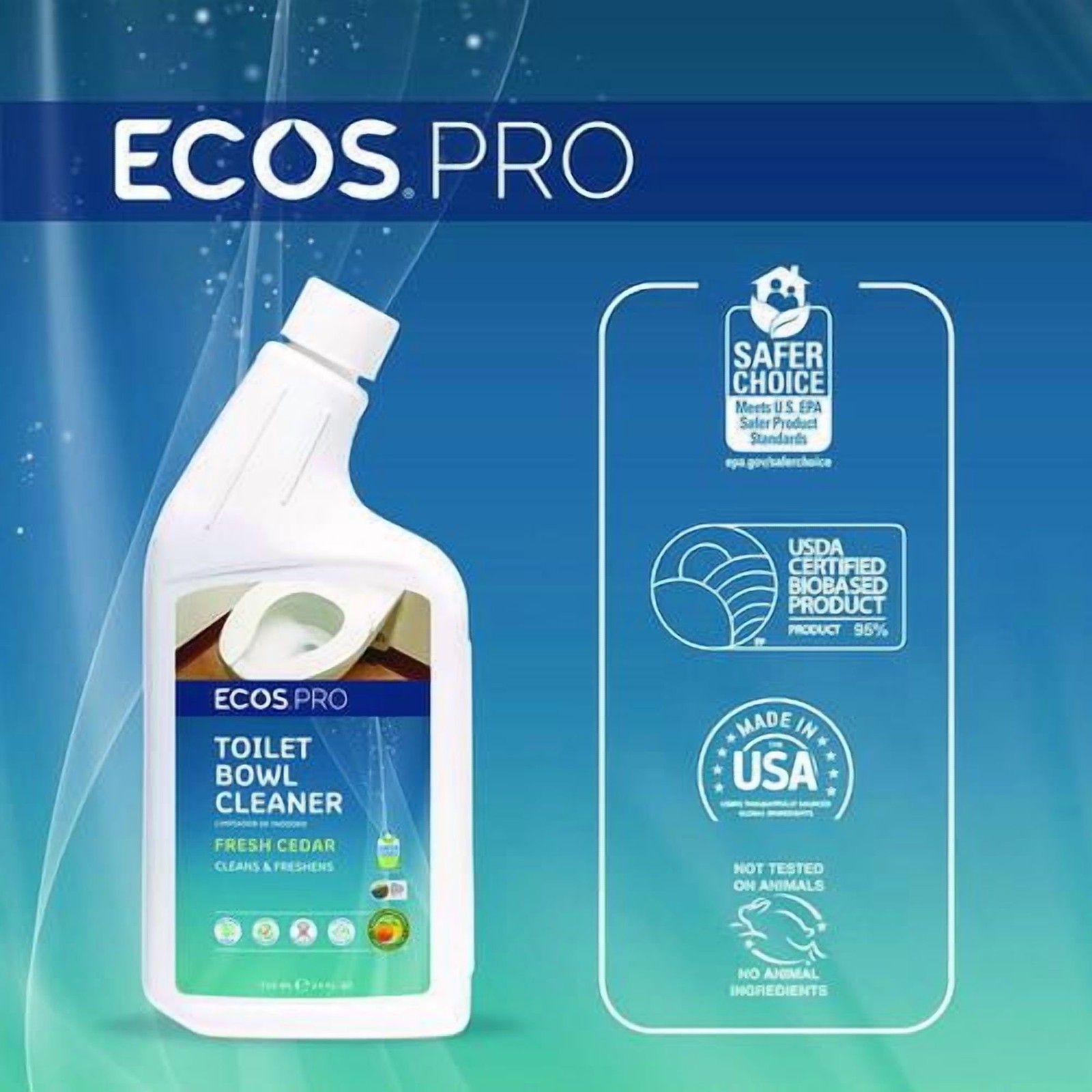Ecos Household Cleaning Toilet Cedar 24 oz