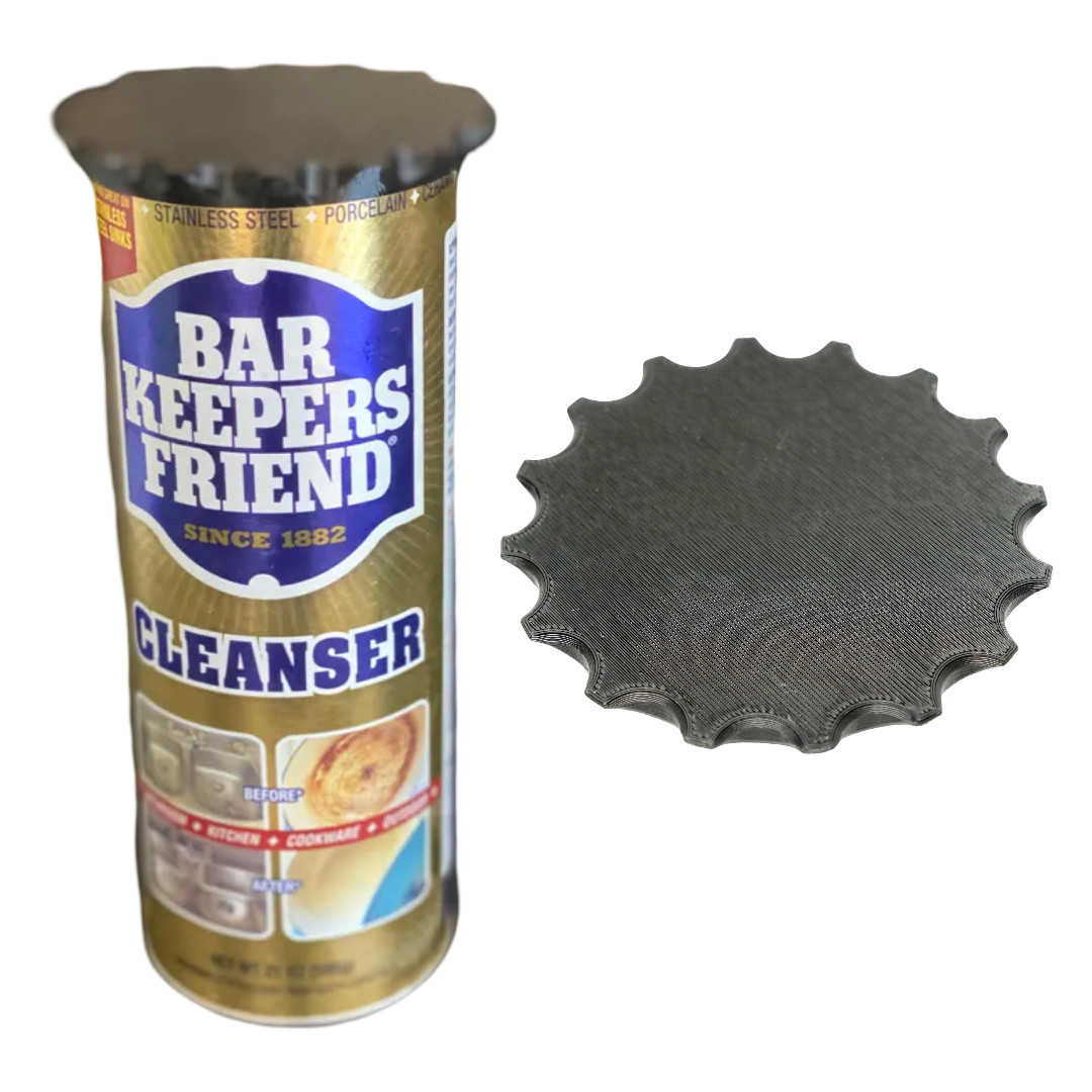 Powder Cleaner Lid (COMET lid, AJAX lid, Bar Keeper’s Friend lid, BON AMI lid)