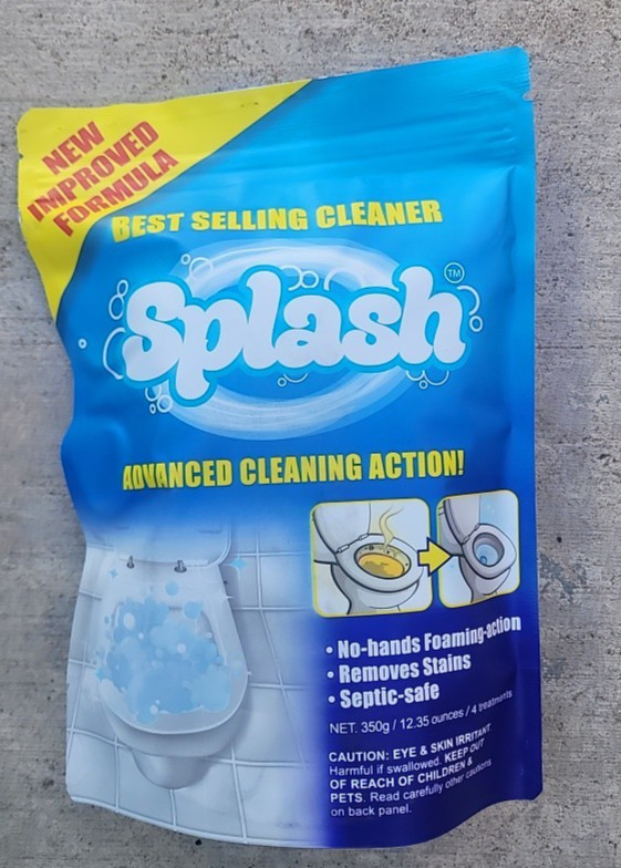 Splash Toilet Cleaner – Self Activating Cleaning Toilet Cleaning, 4 Treatments