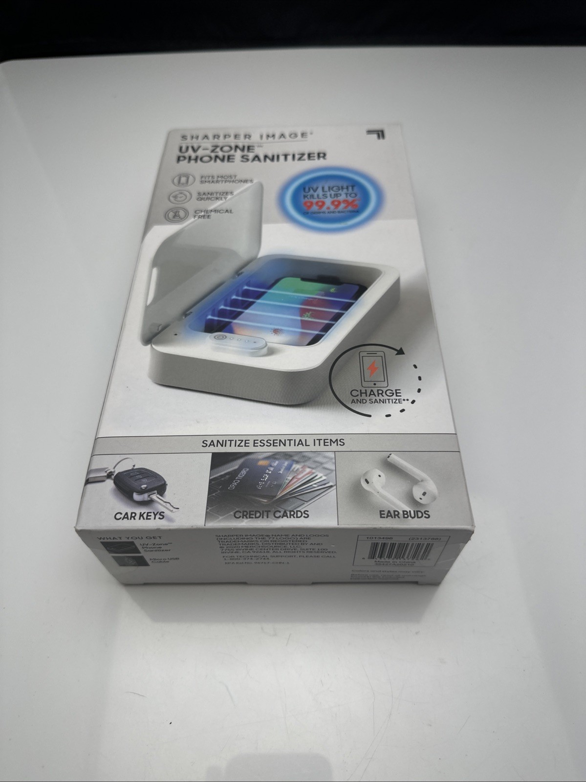 Sharper Image ~ UV-Zone Phone & Small Item Sanitizer, NEW!