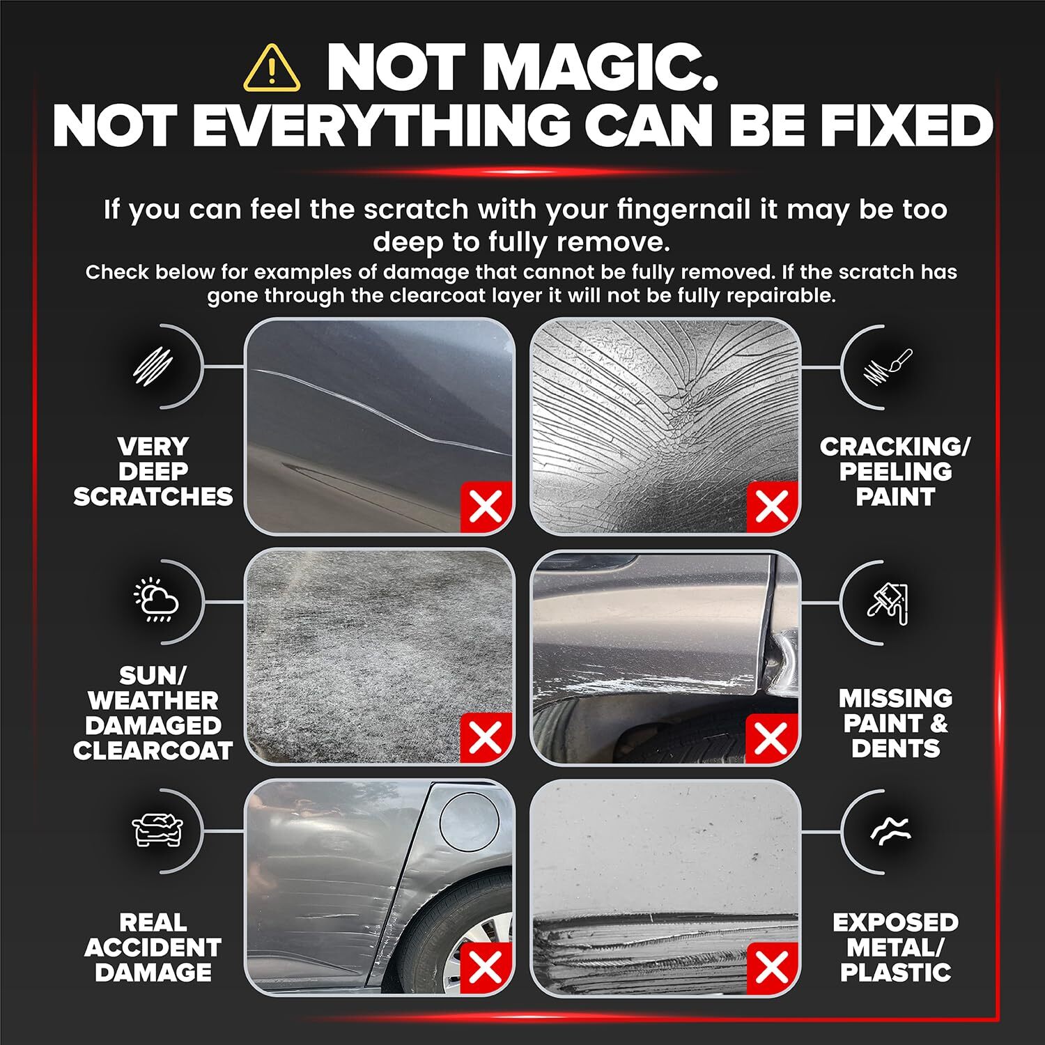 Black Car Scratch Remover – Ultimate and Swirl for Dark Paints – Solvent & Pa…