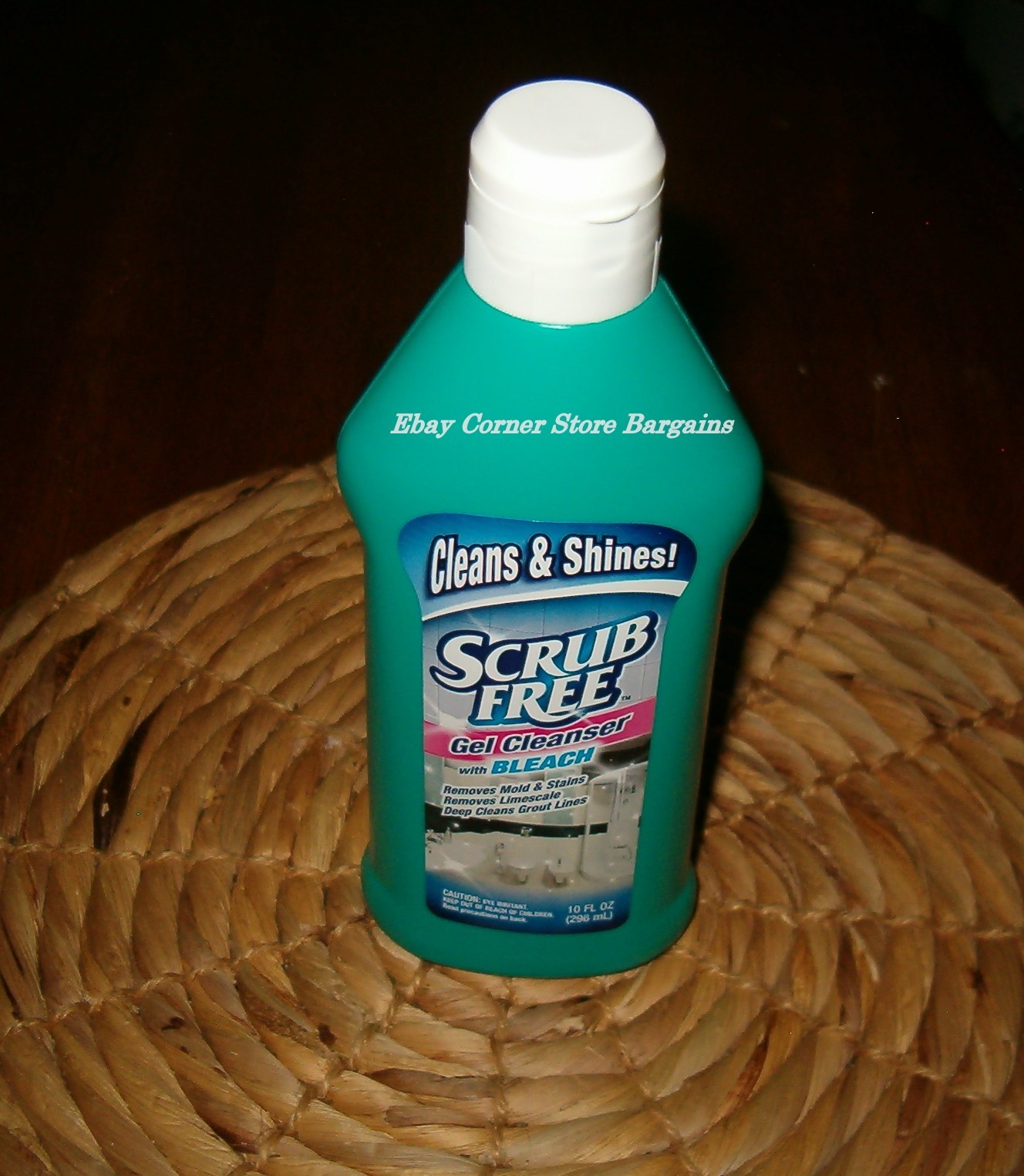 3 COUNT Scrub Free Gel Cleanser with Bleach 10 oz ( 296 ml ) Cleans & Shines
