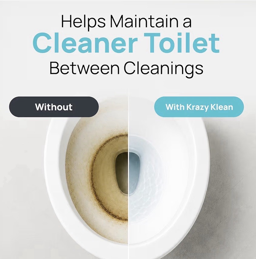 Jue Fish Toilet Cleaner Blocks 2 Pack 120g Each, Bleach-Free