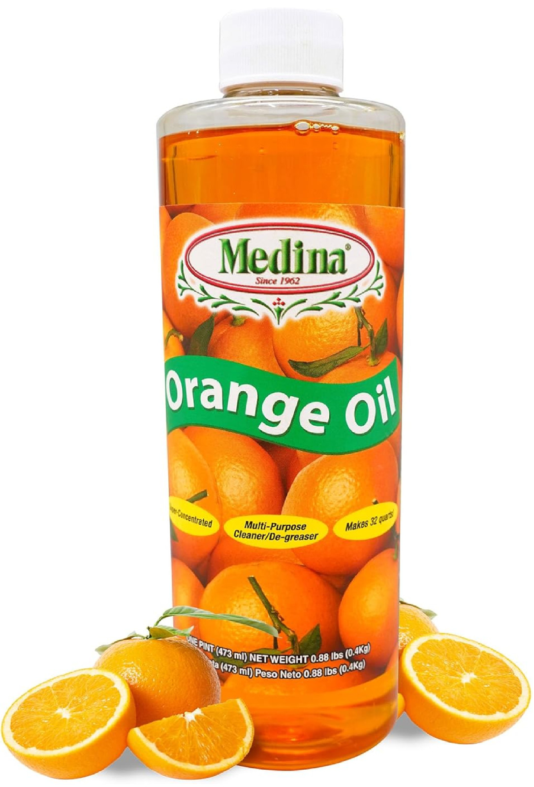Medina Orange Oil Cleaner & Degreaser Concentrate – All Purpose Orange Oil Cl…