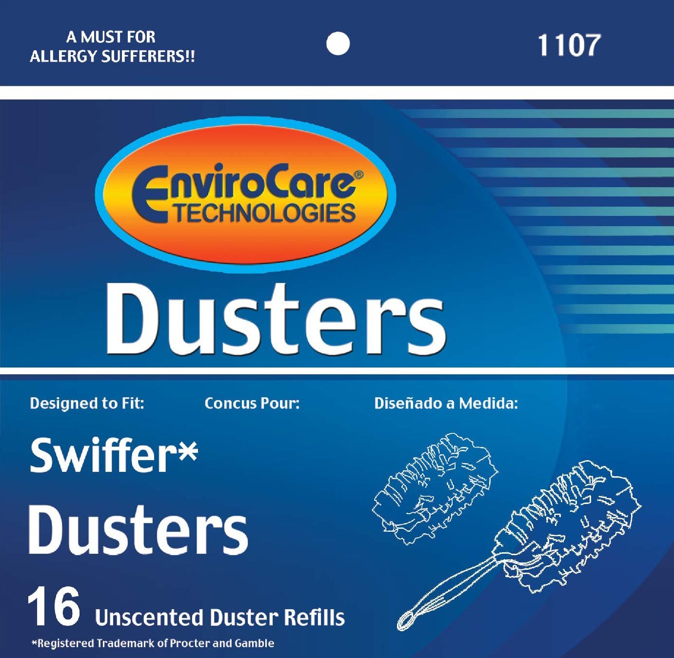 Duster Refill Designed To Fit Swiffer Unscented Dusters 16 Pack