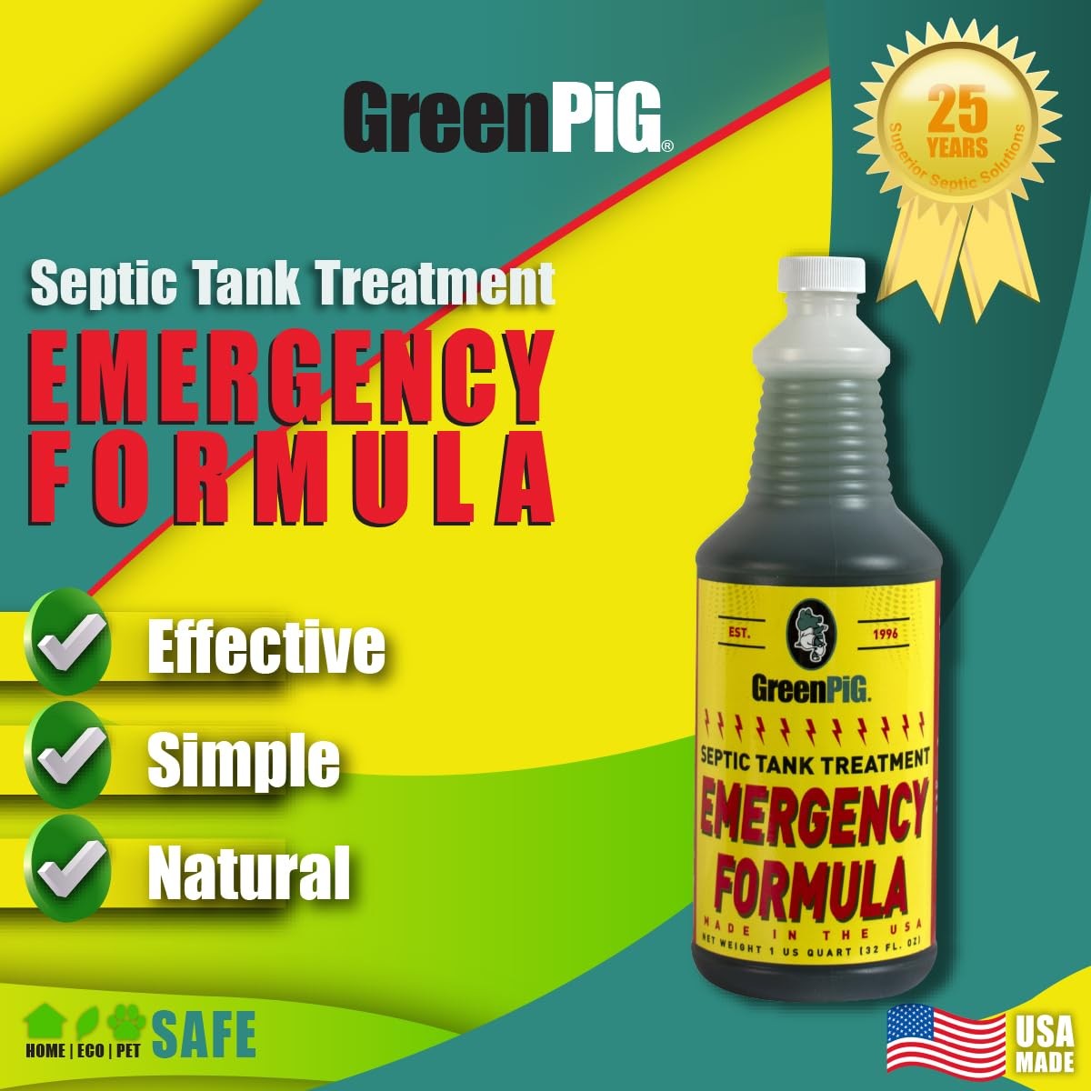 Drain Field Cleaner, Septic Safe Drain Clog Remover, Treatment for Quickly Cl…