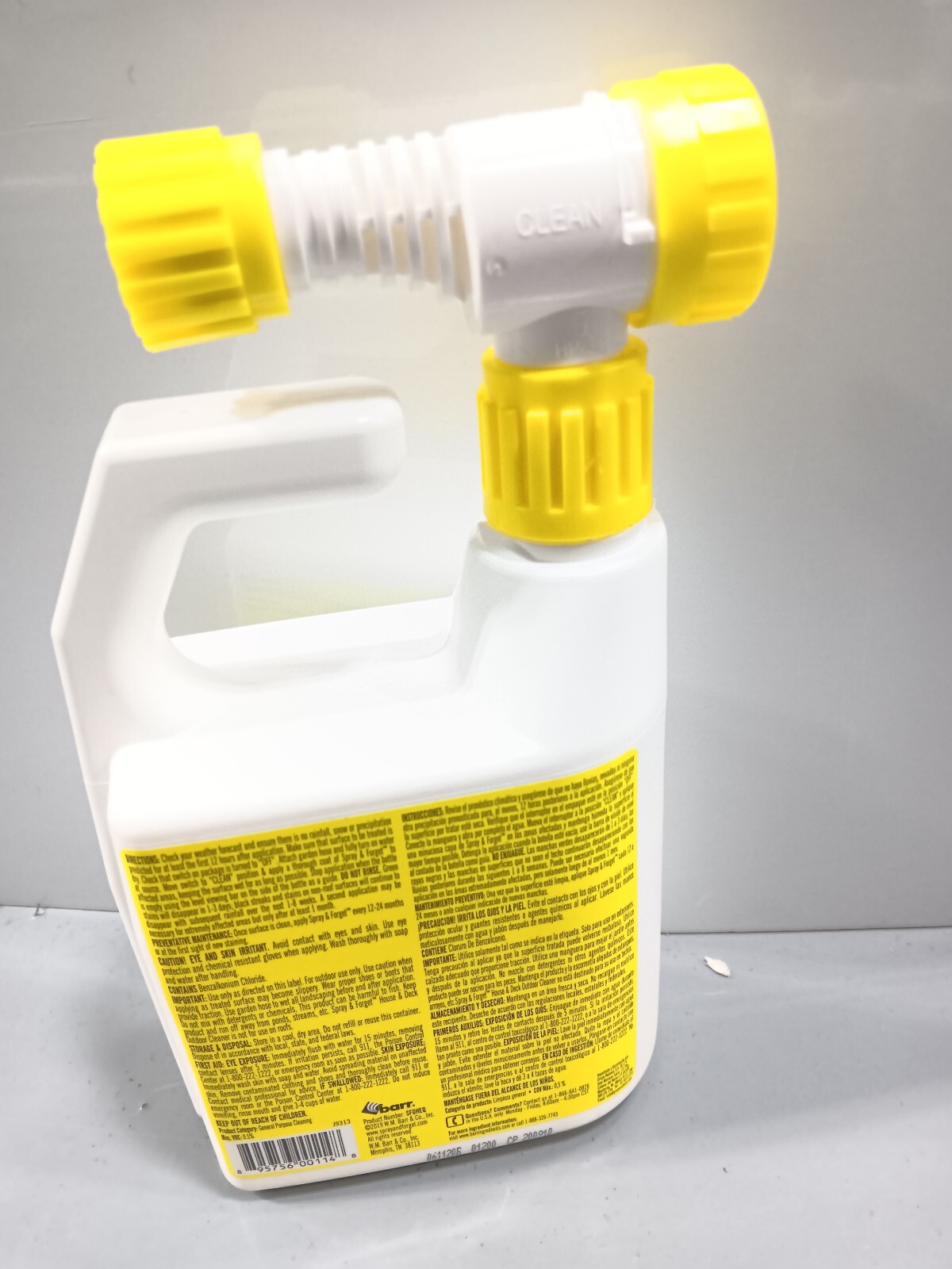 SPRAY & FORGET HOUSE & DECK OUTDOOR CLEANER 1QUART