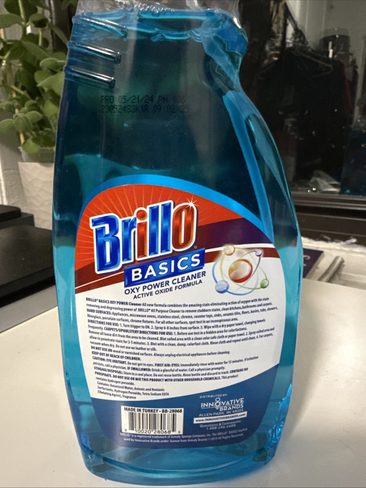 Brillo Basics Oxy Power Spray Cleaner 22 Fl Oz Brand New FREE SHIPPING