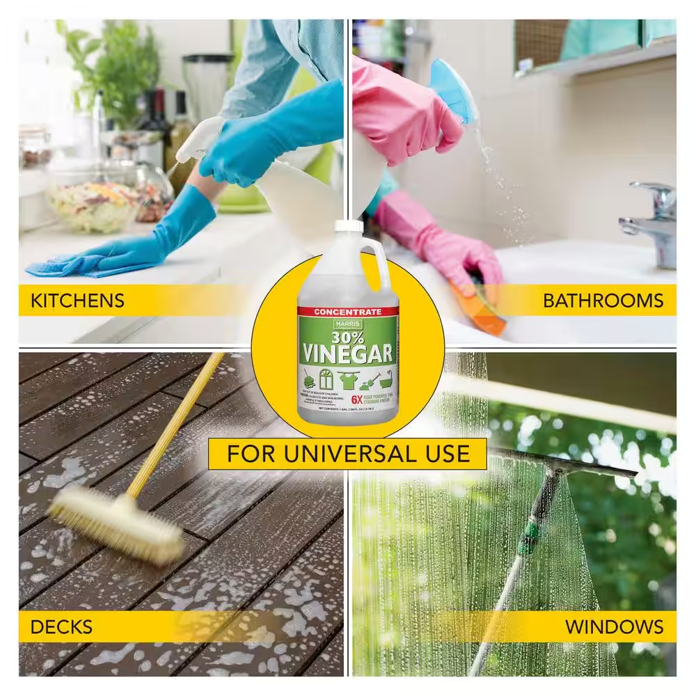 128 oz. 30% Vinegar All Purpose Cleaner Concentrate | Harris