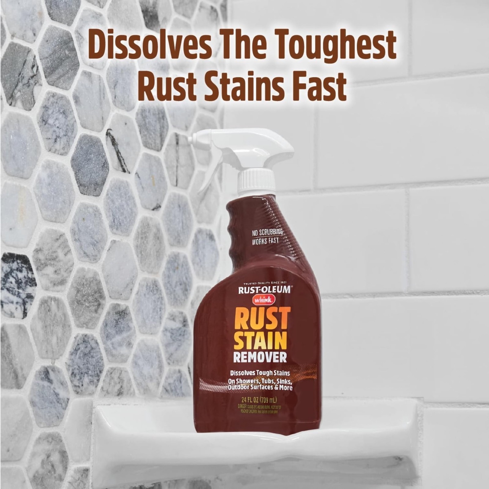 Whink 349944 Foaming Rust Stain Remover, 24 Oz