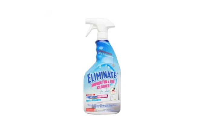 Eliminate Shower Tub Tile Cleaner 32 Oz Hard Water Soap Scum Remover