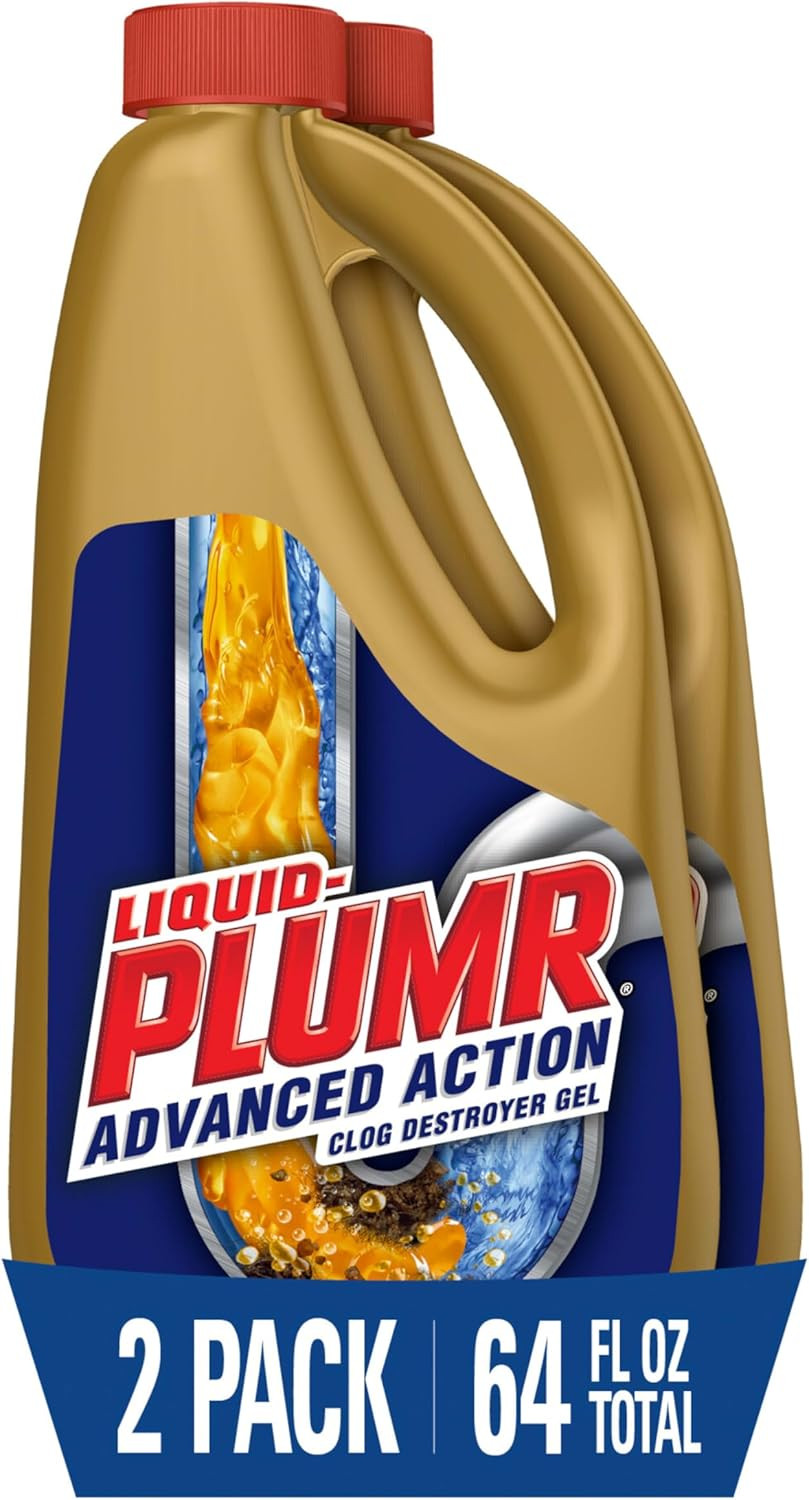 Advanced Action Clog Destroyer Gel, Removes Multiple Types of Clogs Including Ha