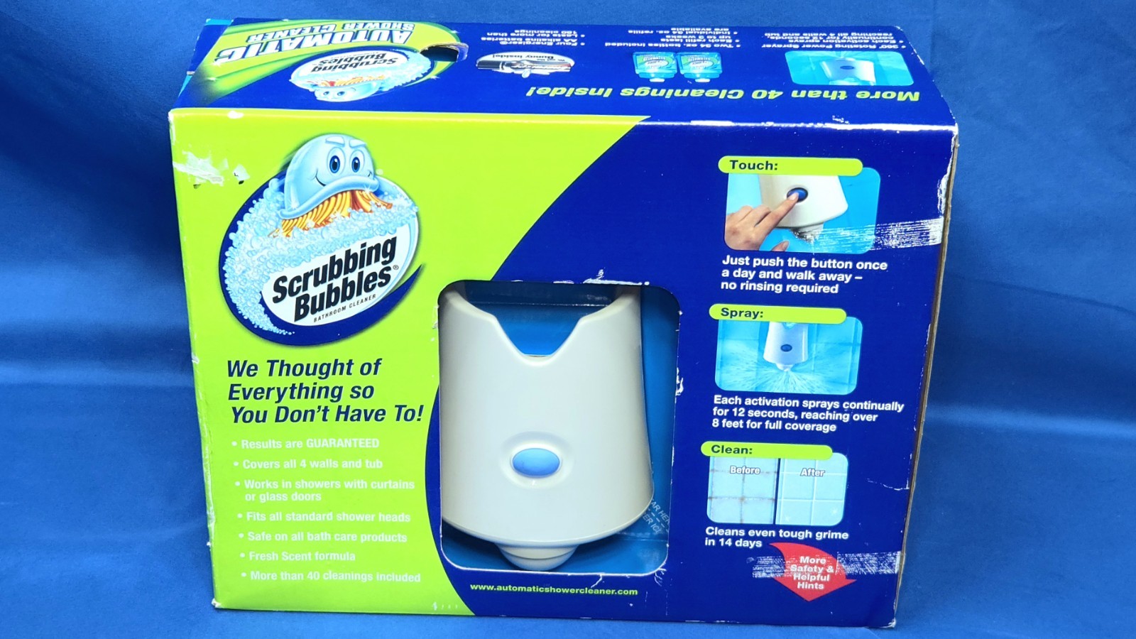 Scrubbing Bubbles Automatic Bath Shower Cleaner 2 Refills – 64oz. New Bathroom