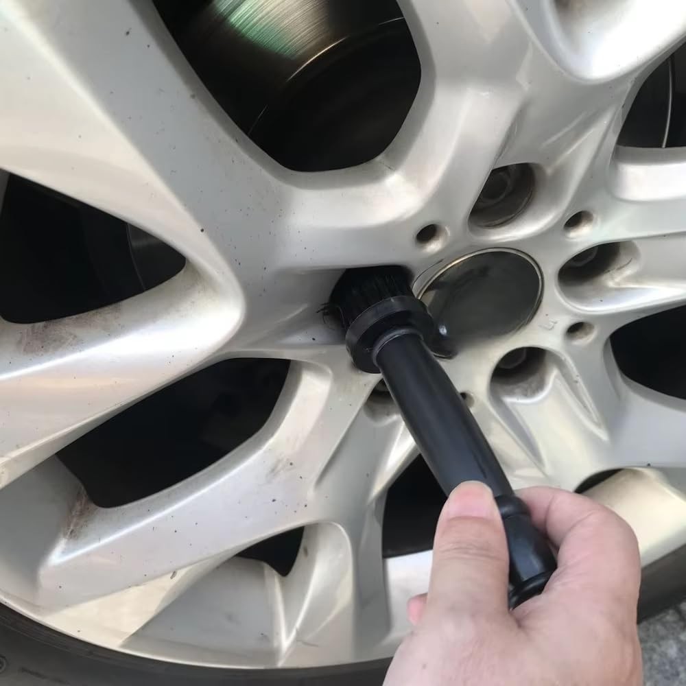 Wheel Lug Nuts Cleaning Brush Lug Nut Covers Brushes for Wheel Brush Kit Car