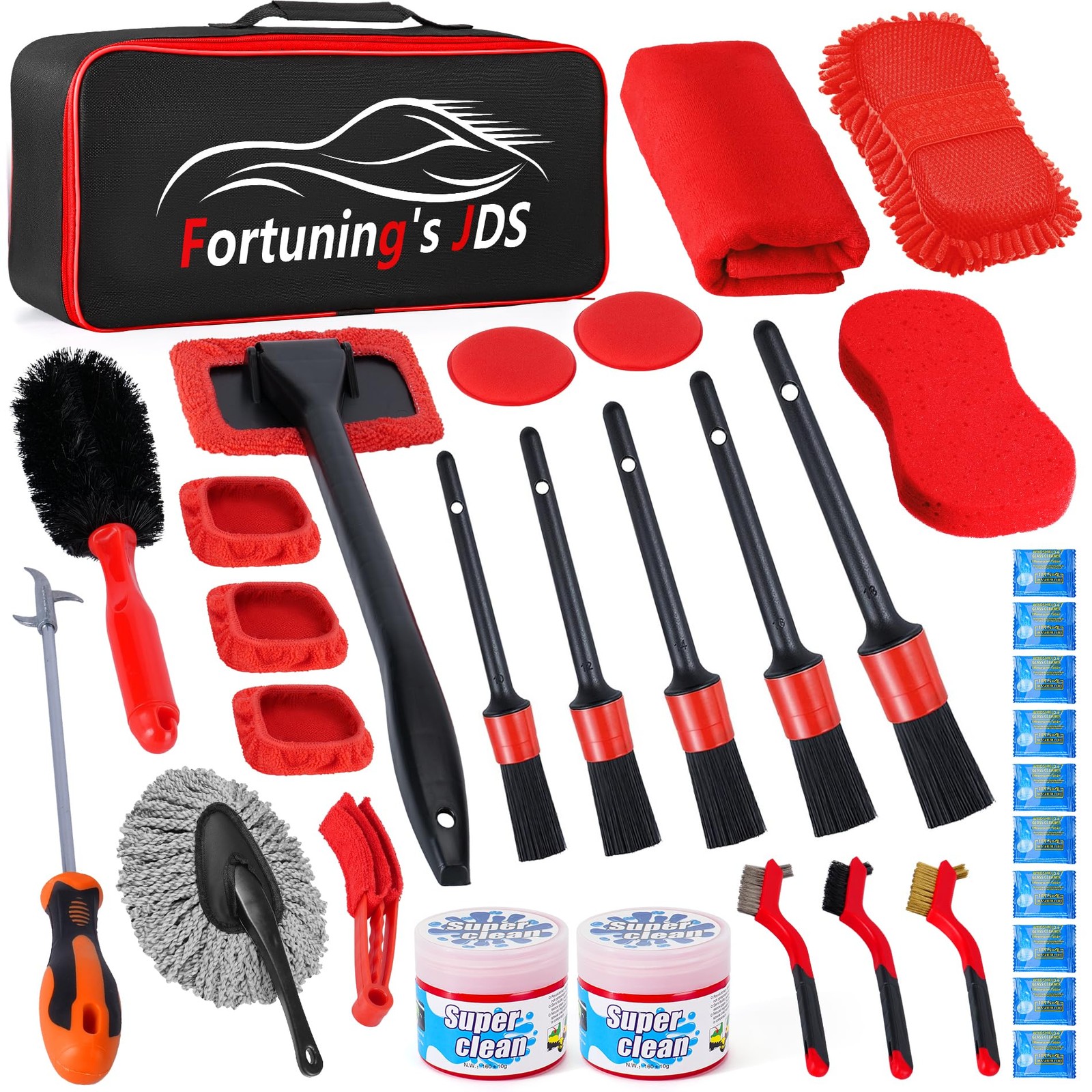 34PCS Car Detailing Brush Set, Car Detailing Kit, Car Detailing Brushes, Car …