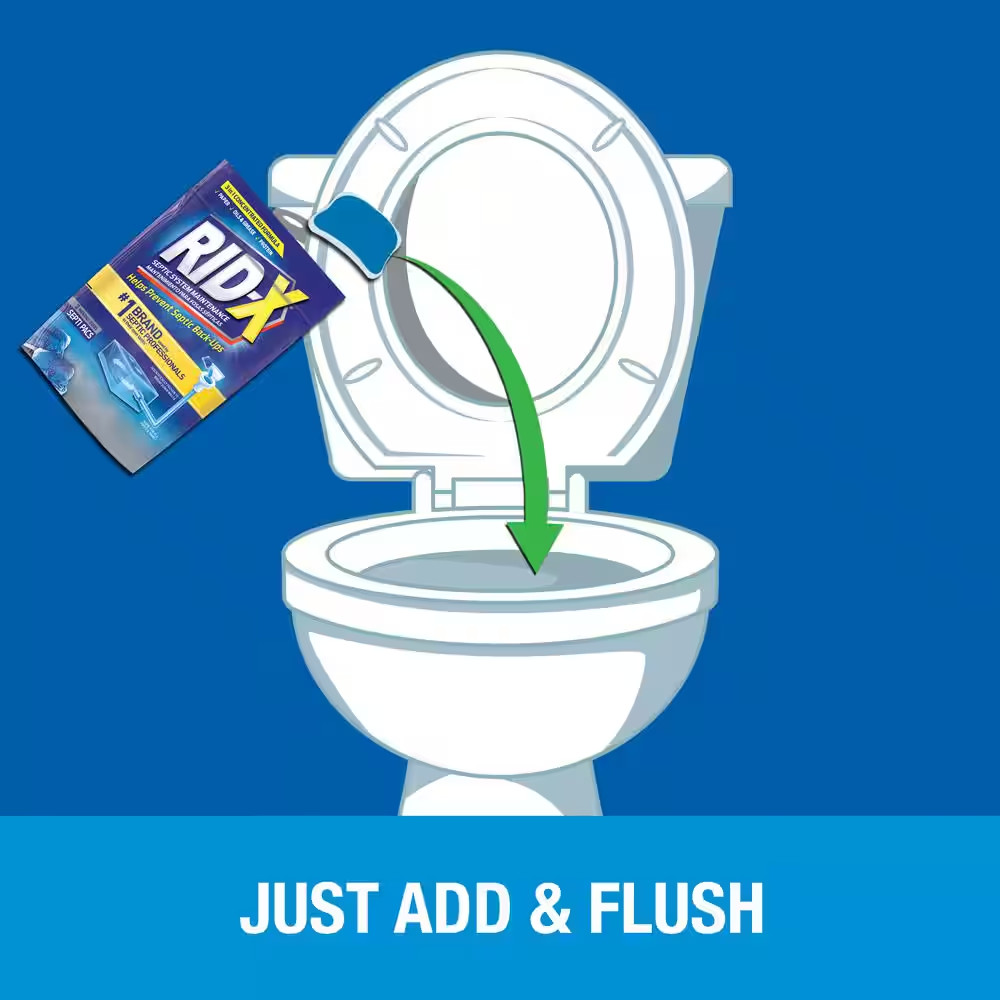 Septi-Pac Dual Action 3-Dose Septic Tank Treatment Drain Cleaner