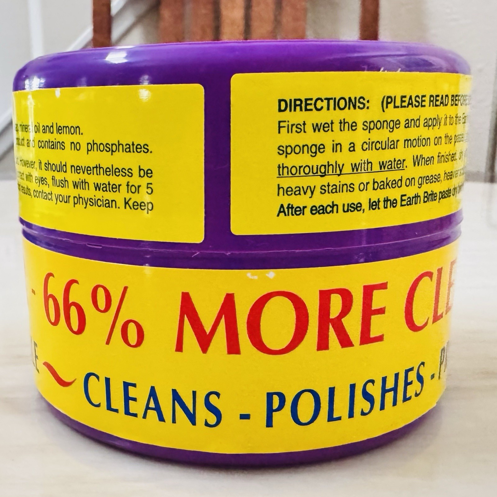 Earth Brite Original Natural All-Purpose Cleaner – 500g (17.5 oz) Made In France