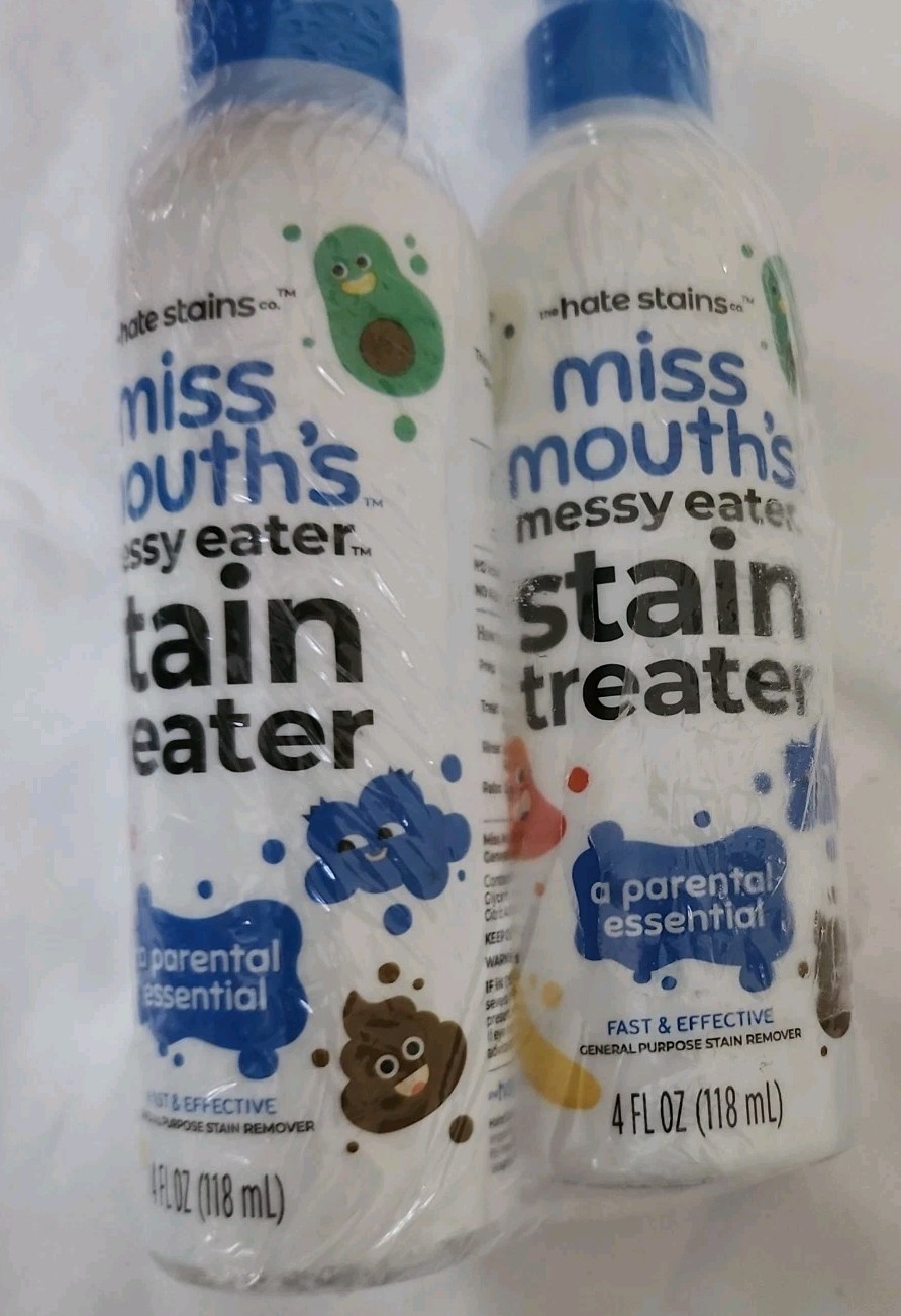2 Pack- New The Hate Stains Miss Mouth’s Messy Eater Stain Treater – 4oz