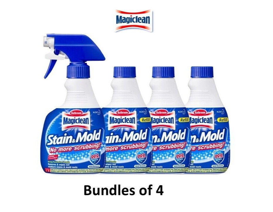 MAGICLEAN Stain & Mold Remover 400ml ( Bundles of 4 ) By KAO Made In Japan