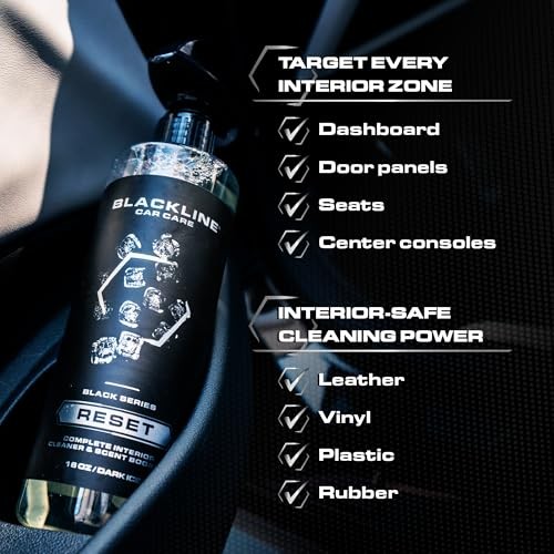 Luxury Scented Interior Cleaner Reset Deep 16 Fl Oz (Pack of 1) Dark Ice
