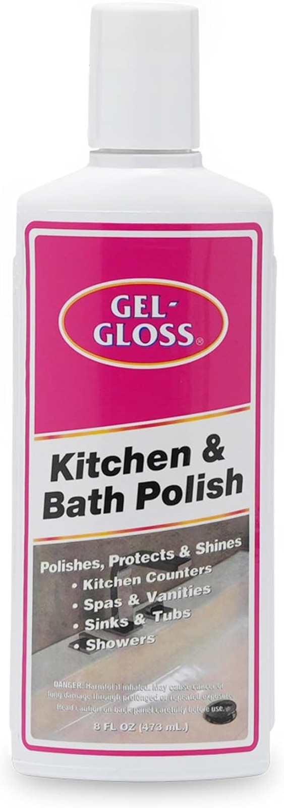 Indusies Kitchen and Bath Cream Wax Polish, 8 Fluid Ounces -GG-8