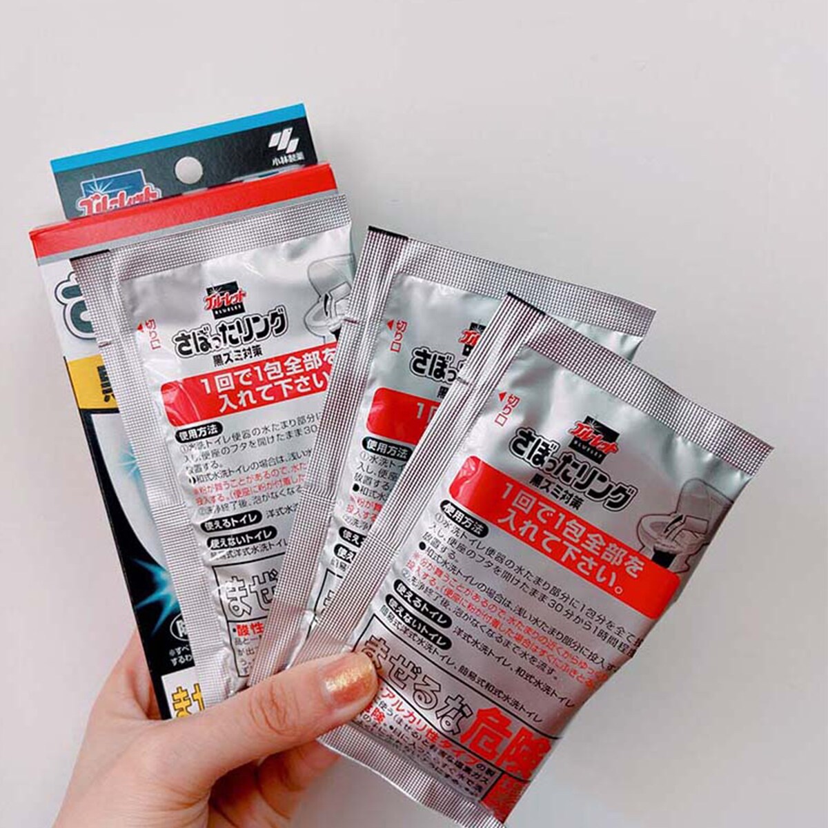 KOBAYASHI TOILET CLEAN POWDER 3pcs