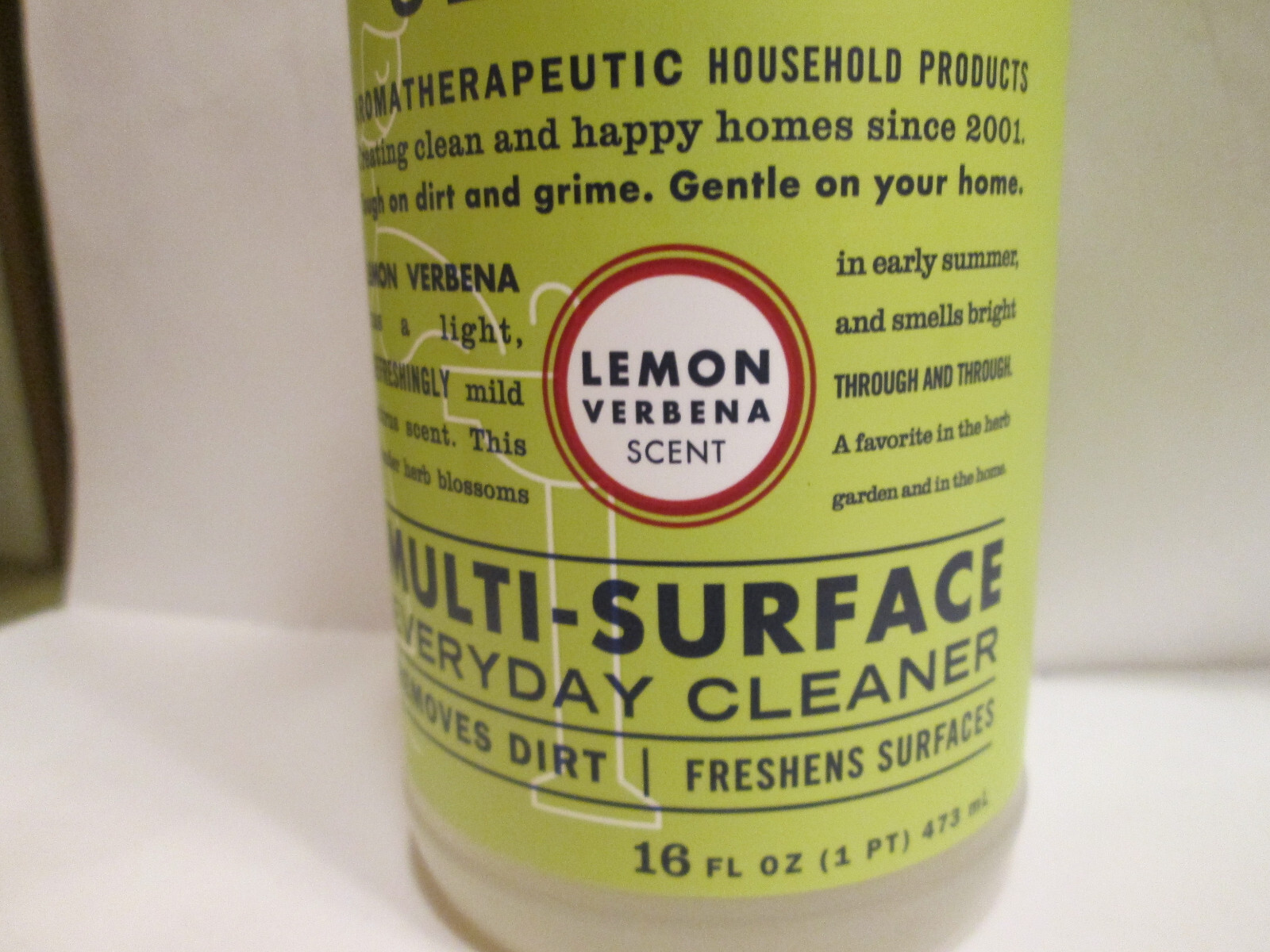 Mrs. Meyer’s Clean Day Multi Surface Everyday Cleaner, 16 OZ Lemon Verbena