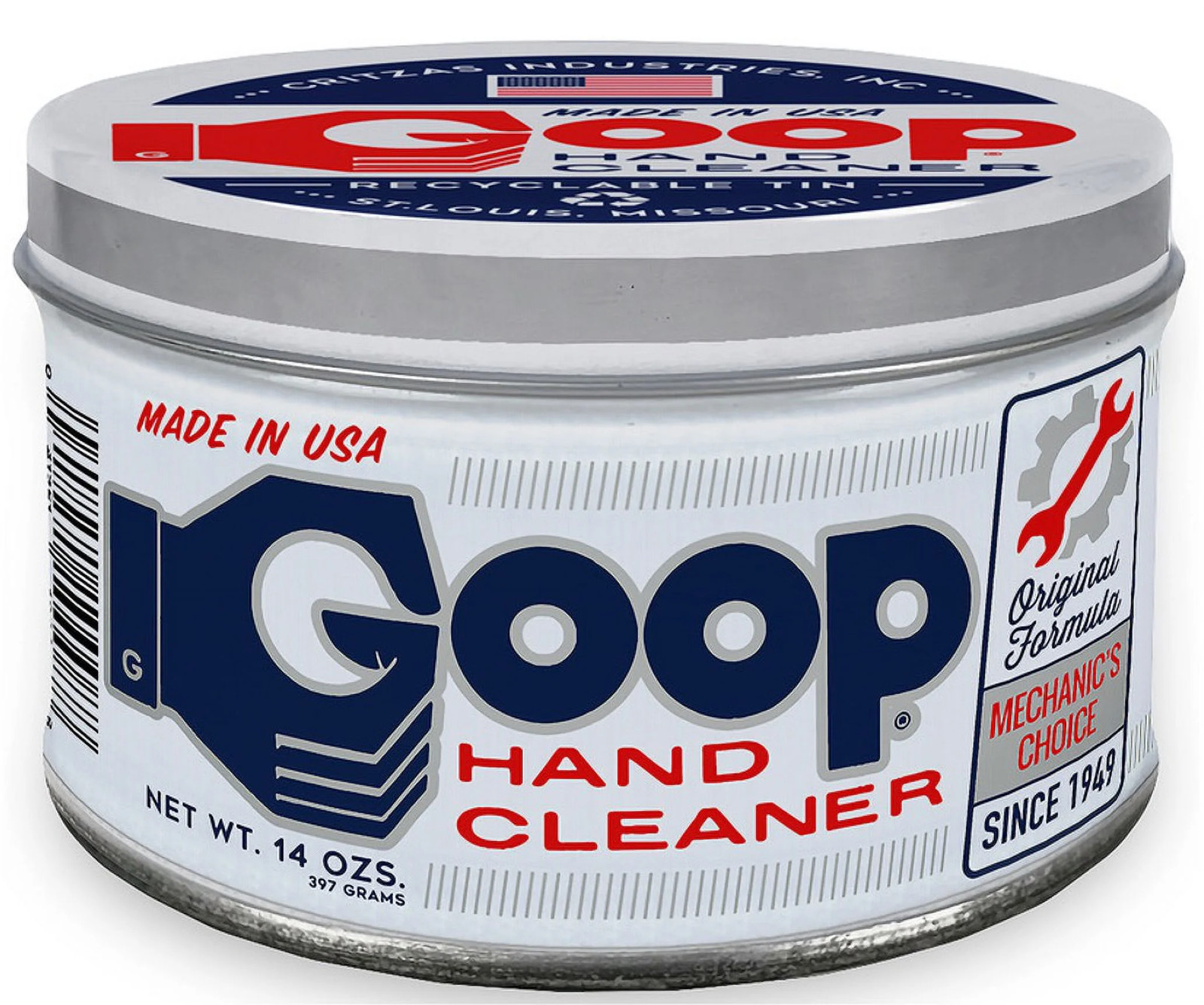 Classic Goop Heavy-Duty Waterless Hand Degreaser – 14 Oz for Mechanics