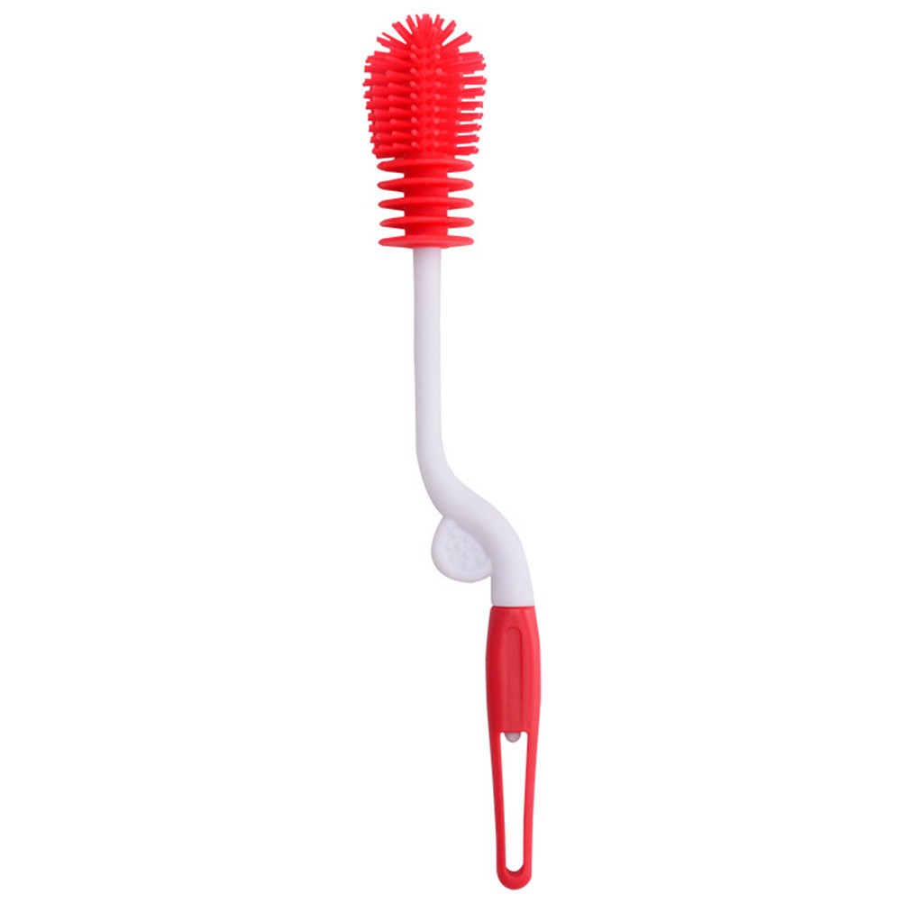 Cleaning Brushes Food Grade Silicone Cylindrical Shape for Household 1Set