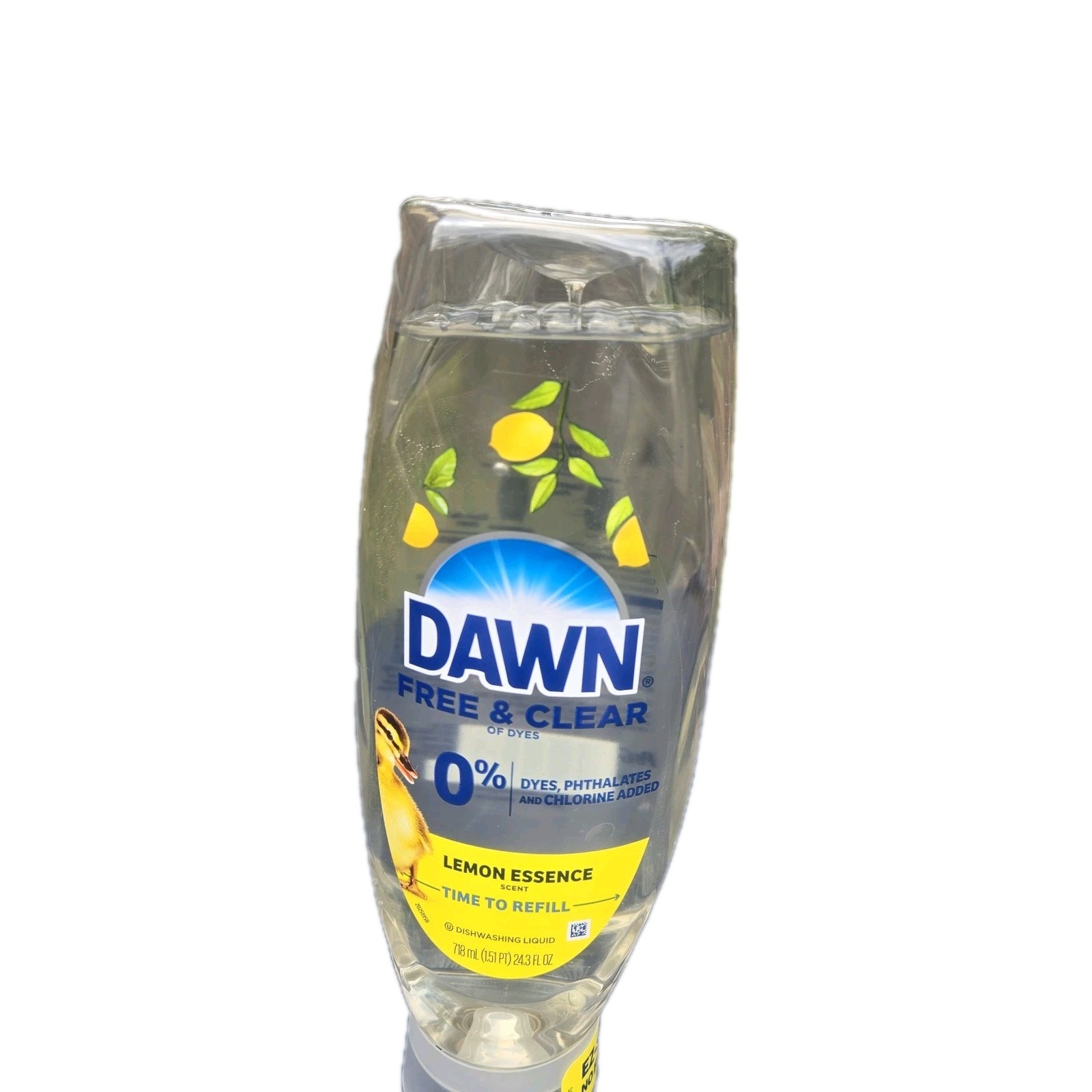 DAWN FREE & CLEAR Lemon Essence Scent Dishwashing Liquid 718ml/24.3Fl Oz