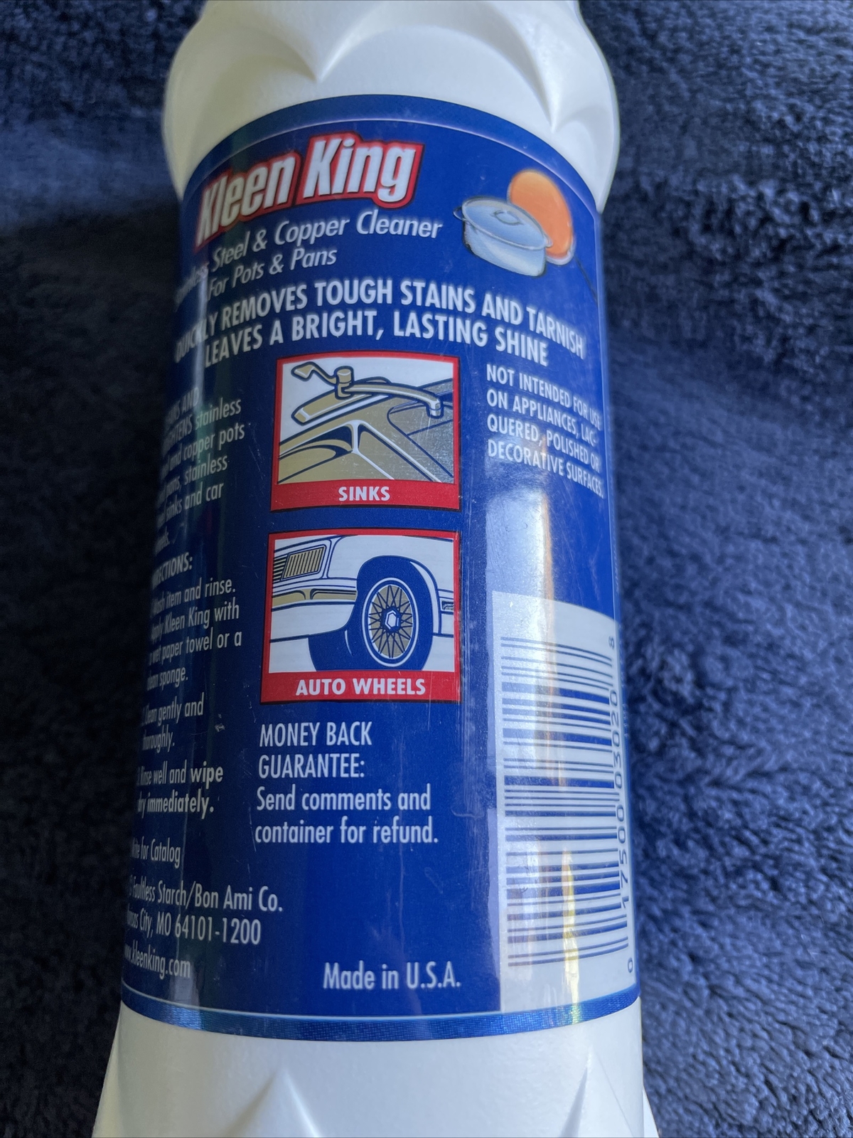 Kleen King 03020 Stainless Steel & Copper Cleaner, 14 Oz