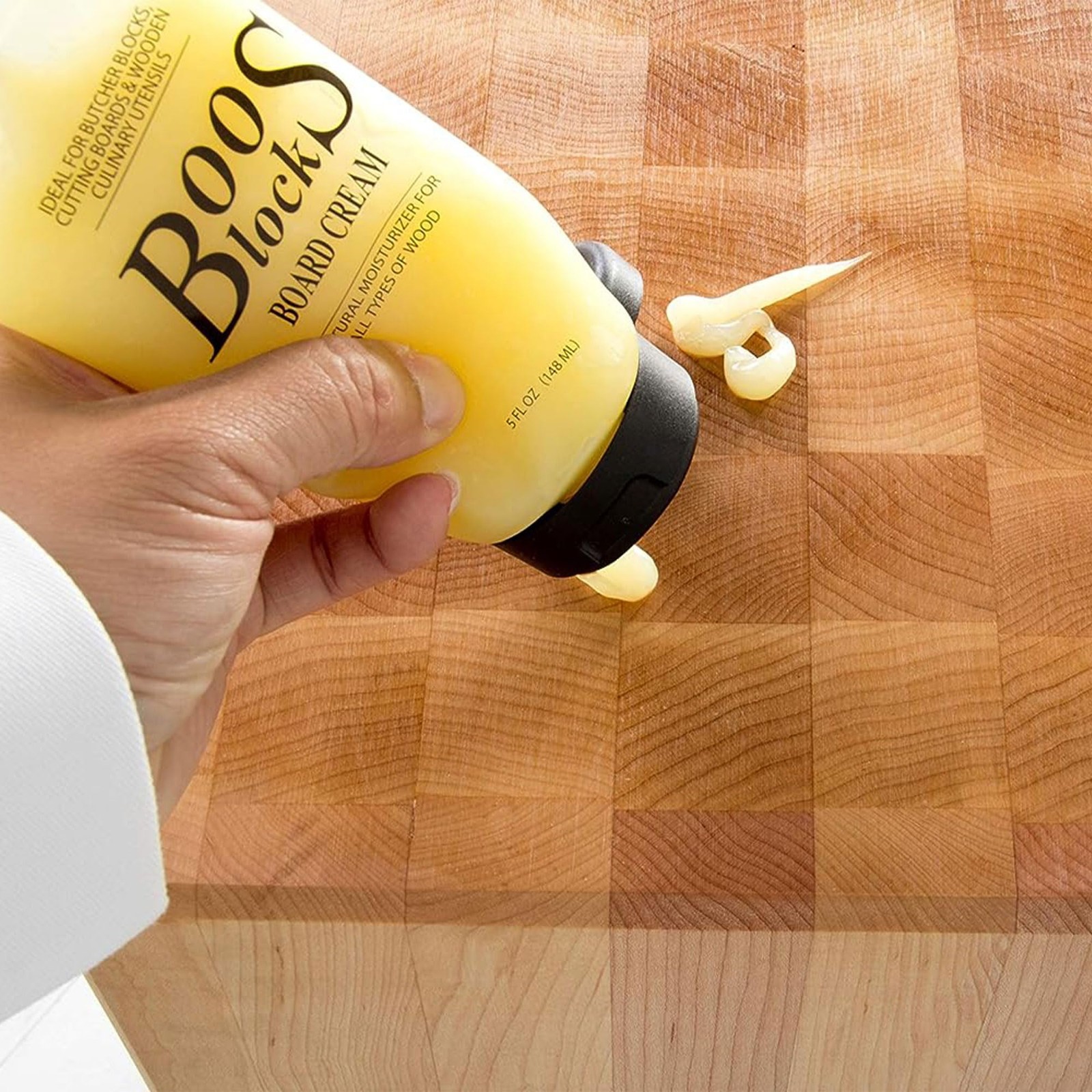 Block All-Natural Board Cream for Butcher Blocks and Cutting Boards, 5 oz – W…