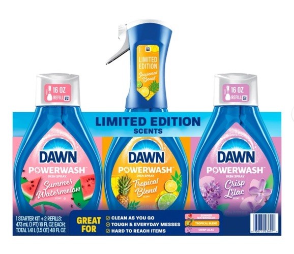 Dawn Powerwash Dish Spray Limited Edition 3 Pack Spring Bundle