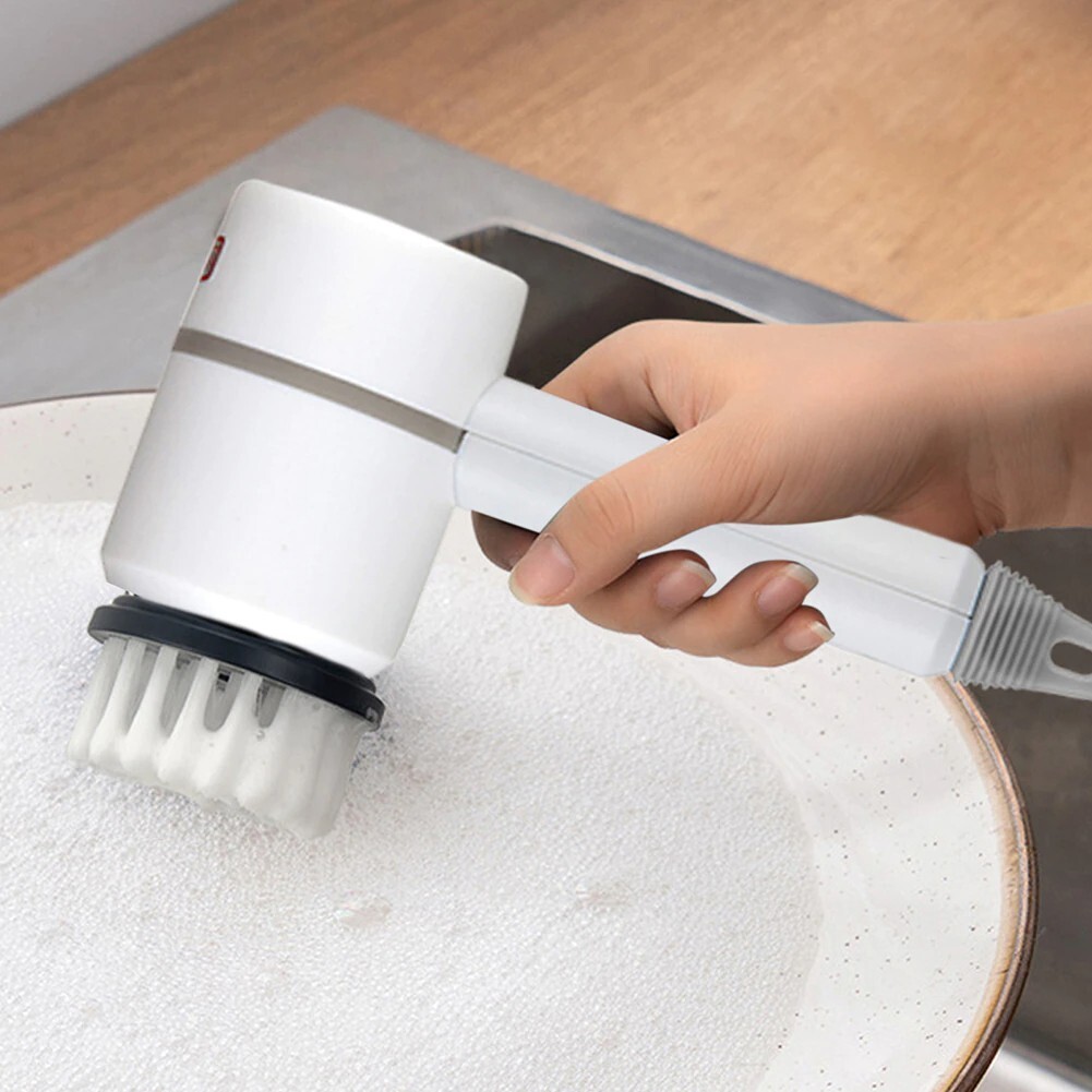 Electric Spin Scrubber Cordless Cleaning Brush clean Bathroom/Car/Kitchen