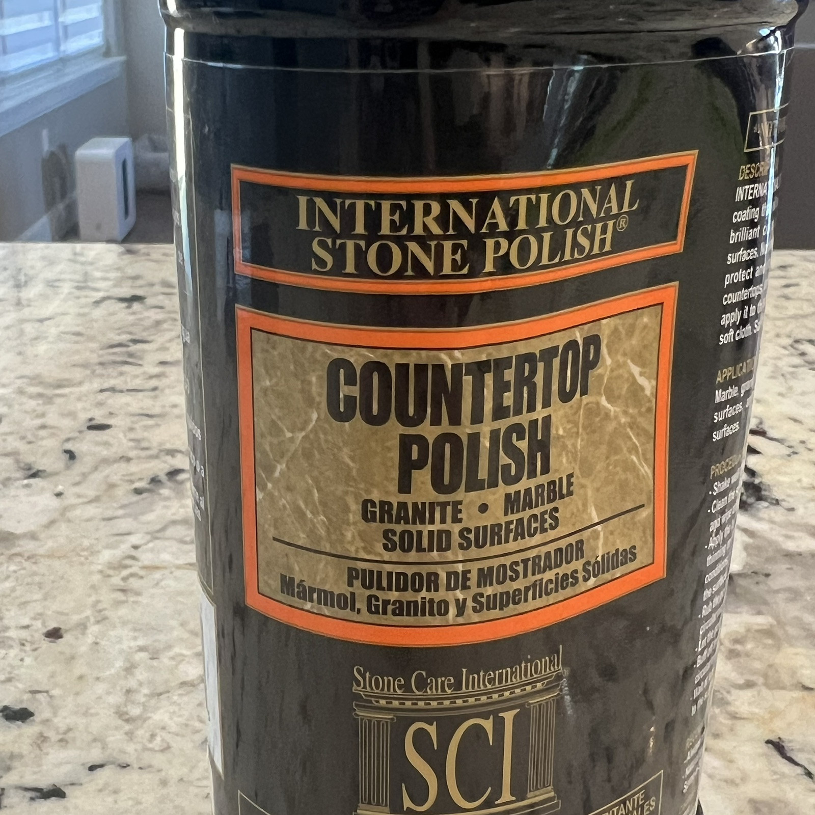 USED 80% Full SCI International Stone Polish Countertop 32 fl oz Granite Marble