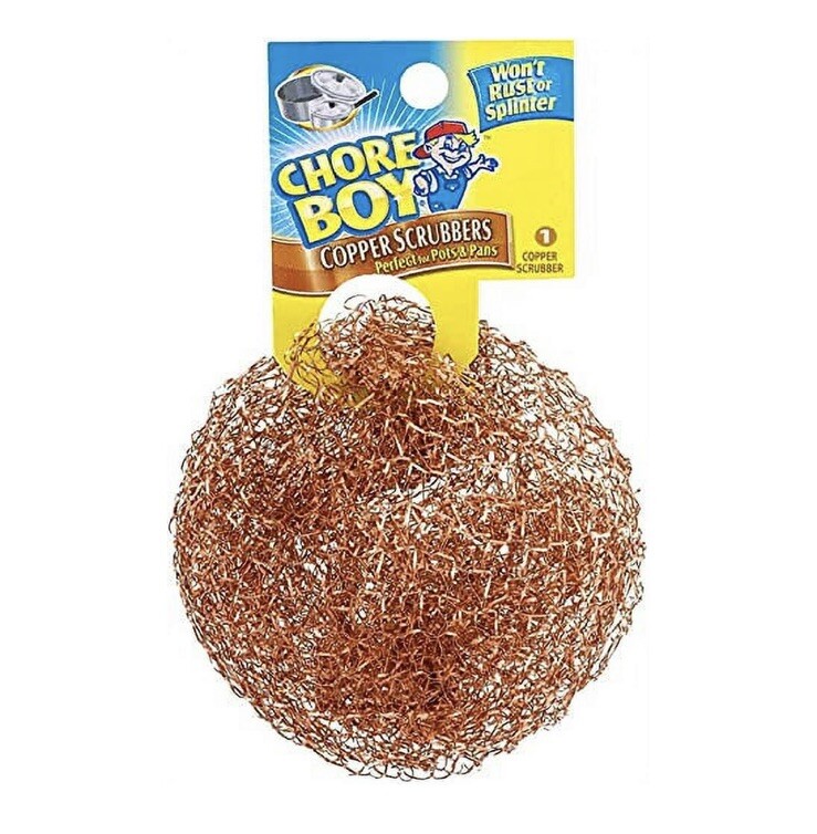 3 Chore Boy Copper Scrubber Scouring Pad 100% Pure Copper New Steel Wool
