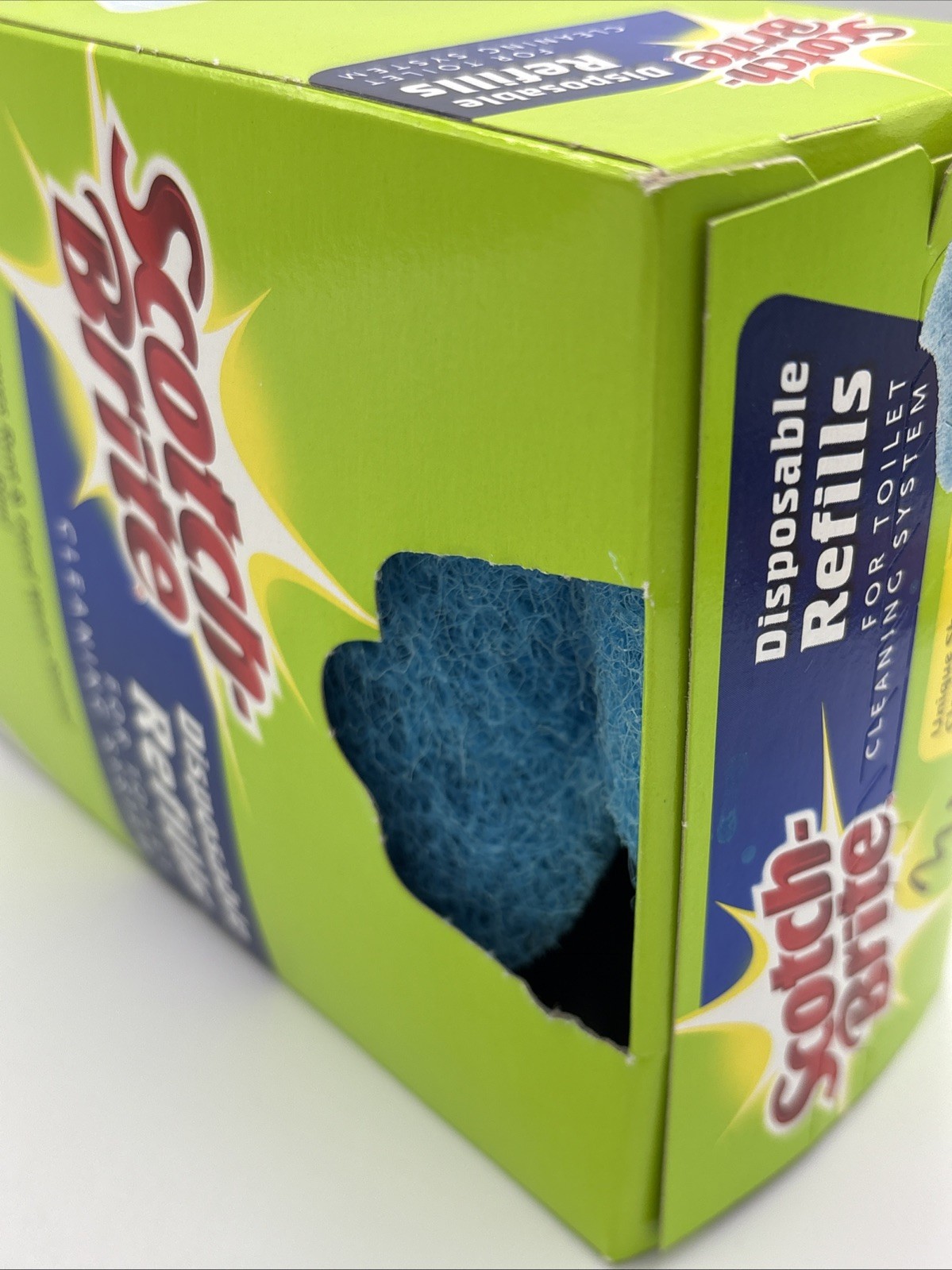 New Sealed Scotch Brite Disposable Toilet Scrubber Refills Cleaning System 3M