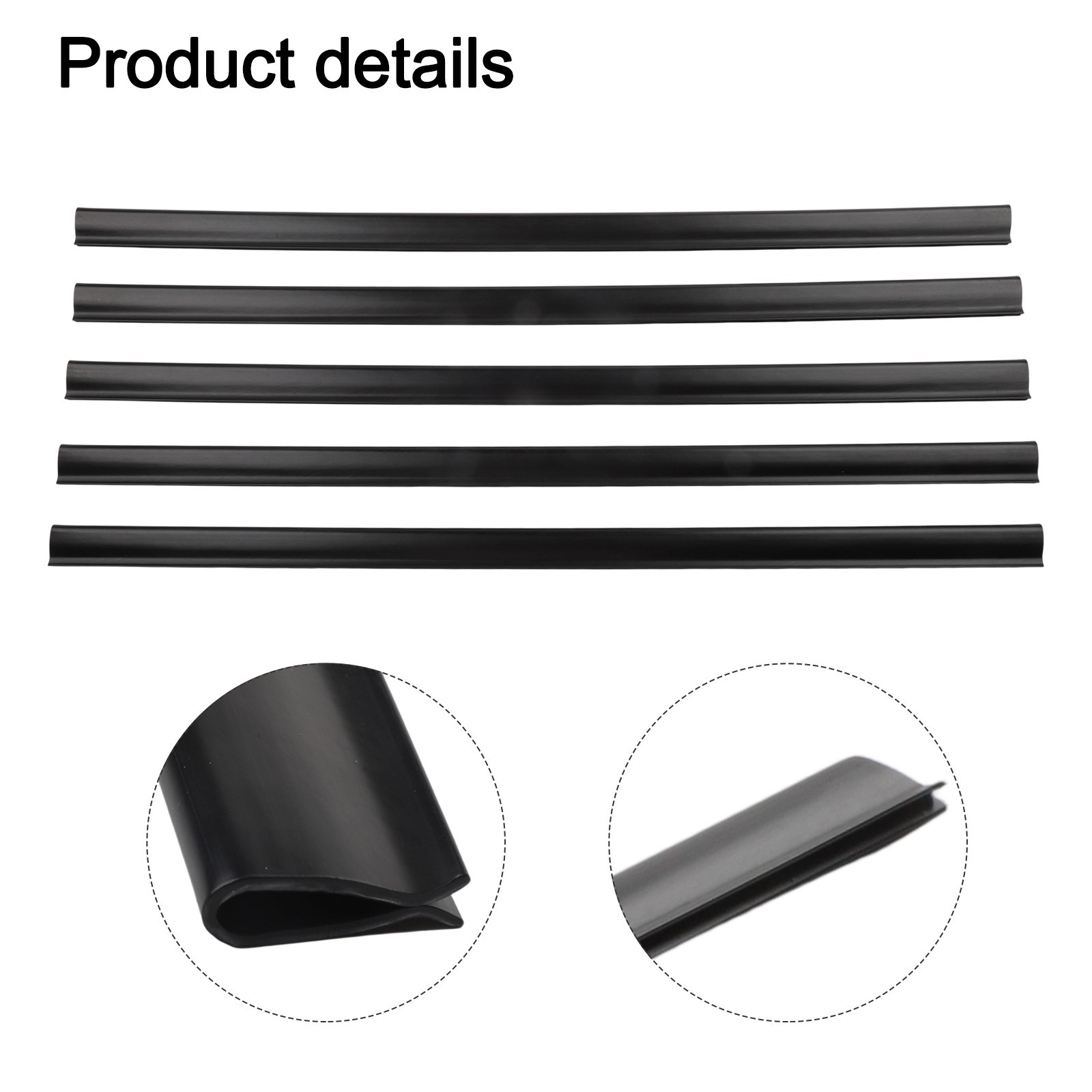 24 Inch Flat Coping Strips for Above Ground Pools For Overlap Liner Fit