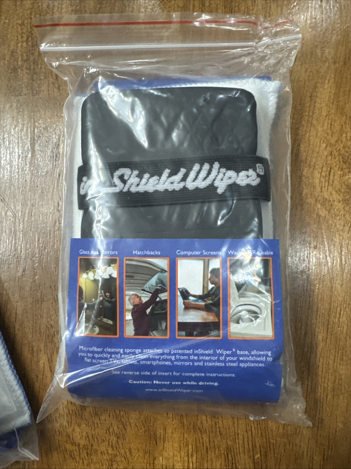 inShield Wiper Microfiber Cleaner Pad With Patented Hand Strap (1 pack)