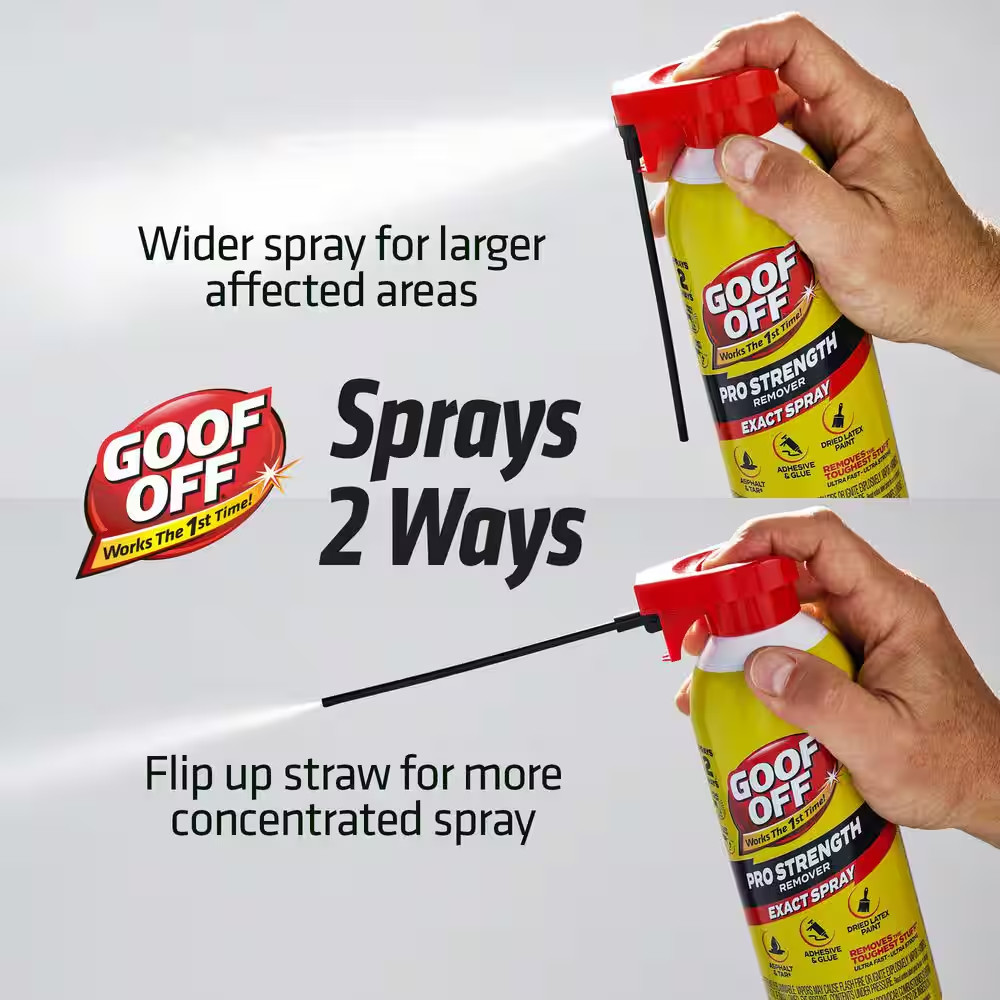 12 Oz. Pro Strength Exact Spray Texture Remover for Latex Paint and Adhesive Rem