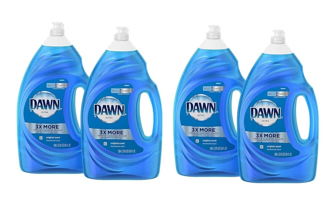 Lot Of 2 Dawn 56oz x2 Ultra Dishwashing Liquid, Original Scent 4 Bottles Total