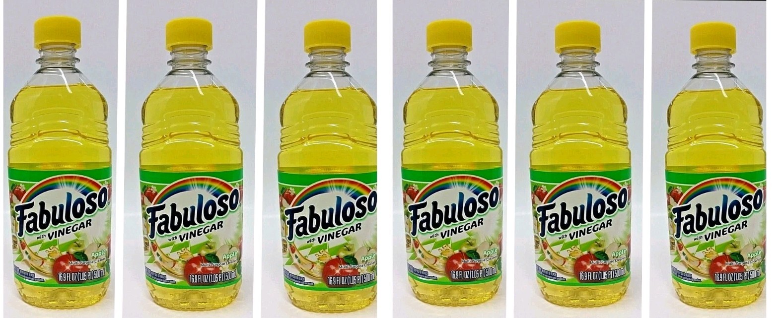(LOT 3 Bottles)Fabuloso VINEGAR APPLE All Purpose Cleaner 16.9 ozEa Bottle NEW