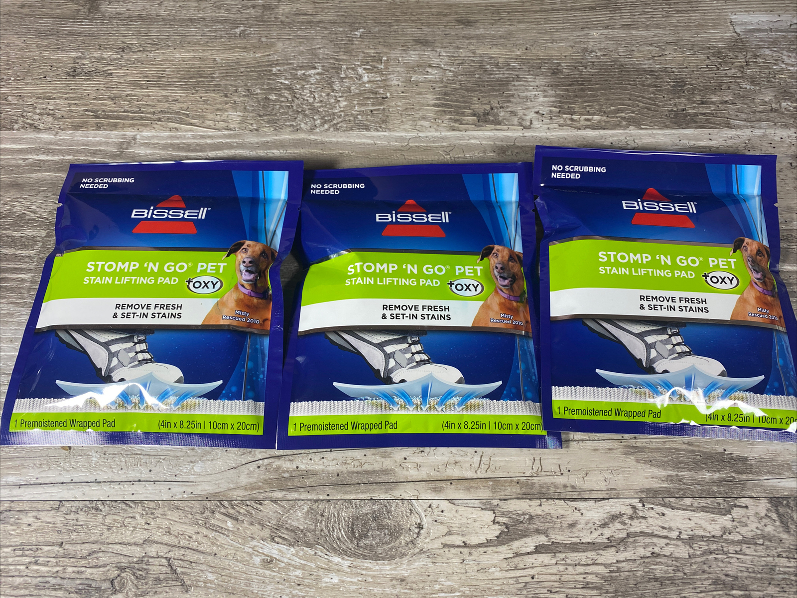 Stomp ‘n Go Pet Stain Lifting Pads # 3 Pack